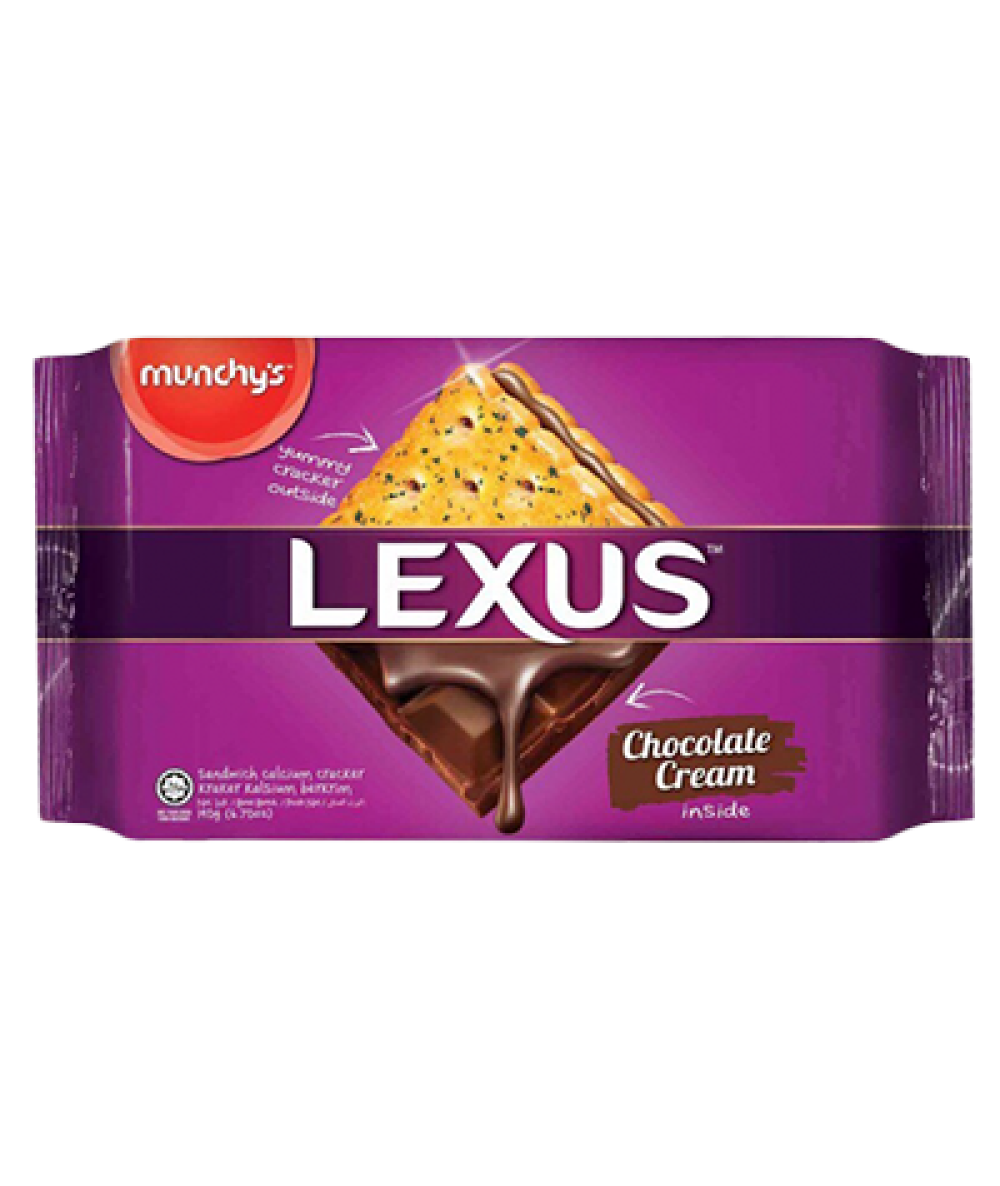 MUNCHYS LEXUS CHOCOLATE SANDWICH 190G