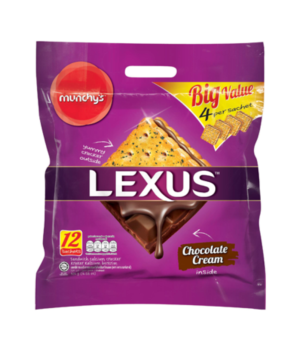 MUNCHYS LEXUS CHOCOLATE SANDWICH 418G