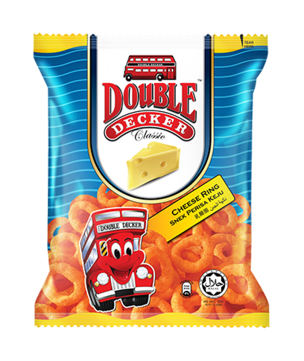 DOUBLE DECKER CHEESE RING 55G