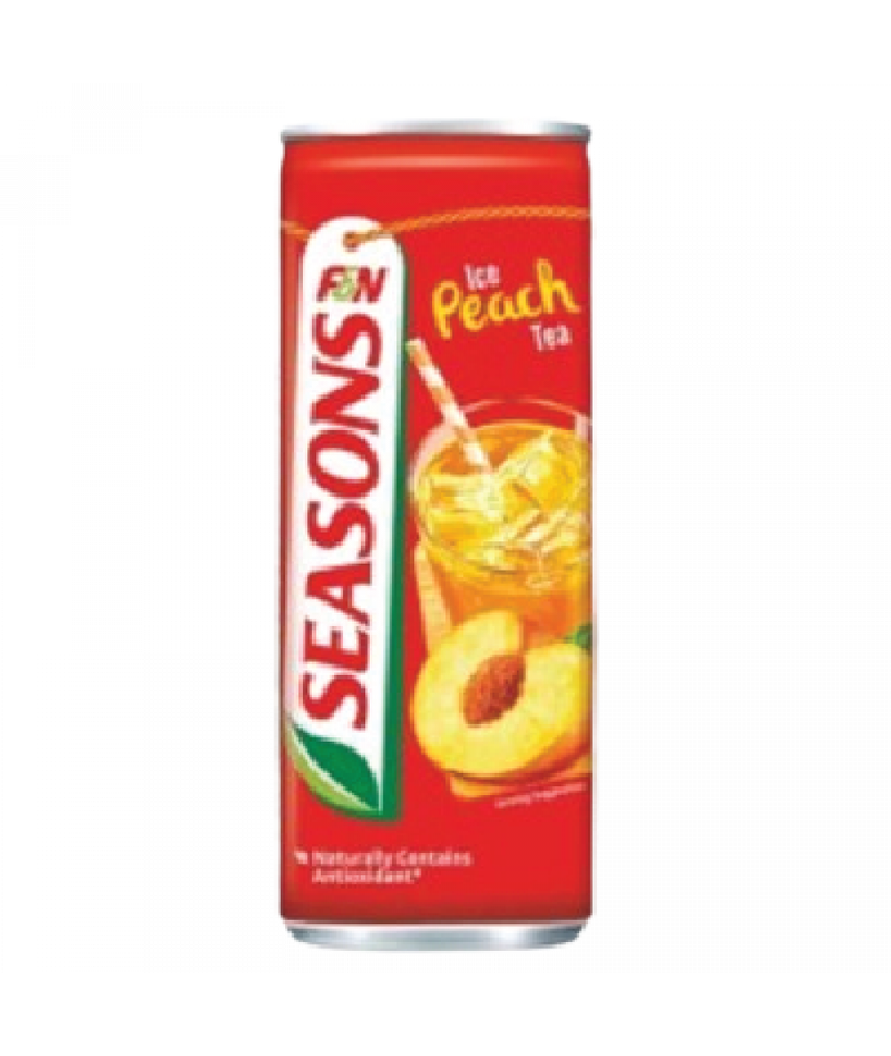 F&N SEASONS ICE PEACH TEA 300ML*24