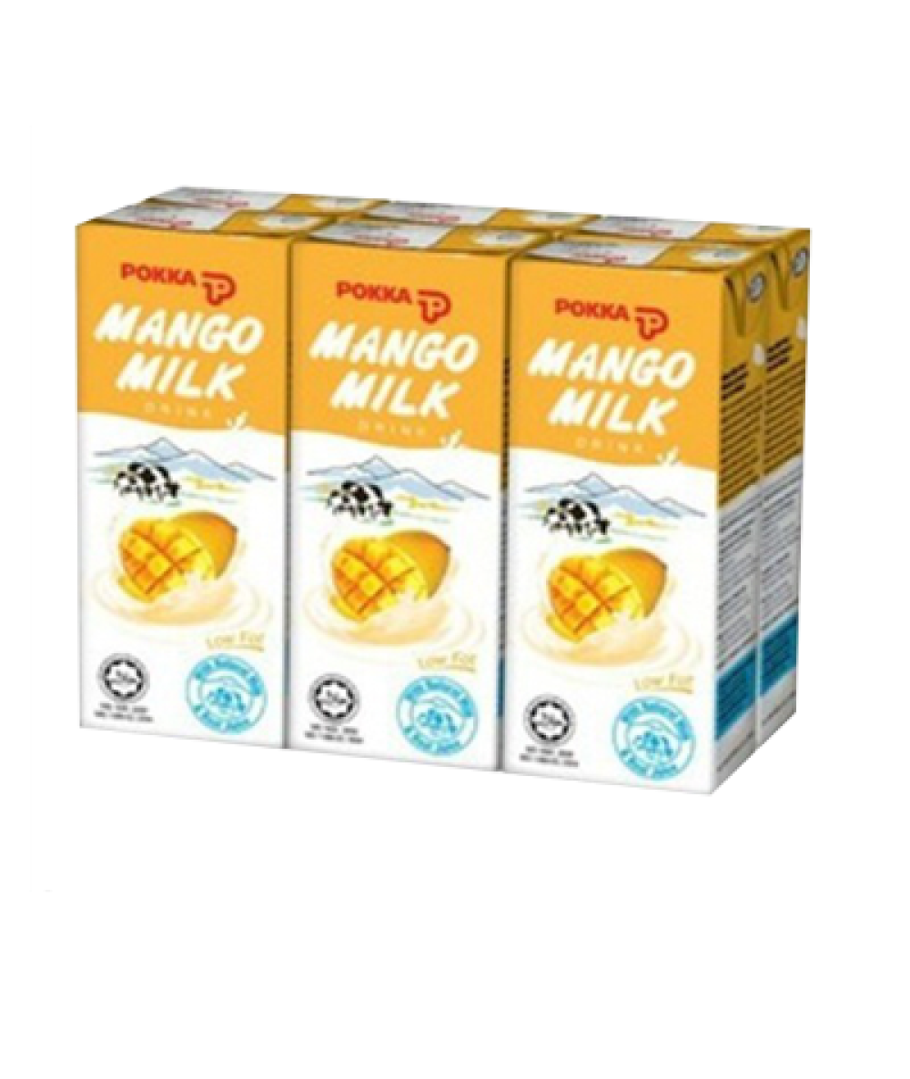 POKKA MANGO MILK 250ML*6