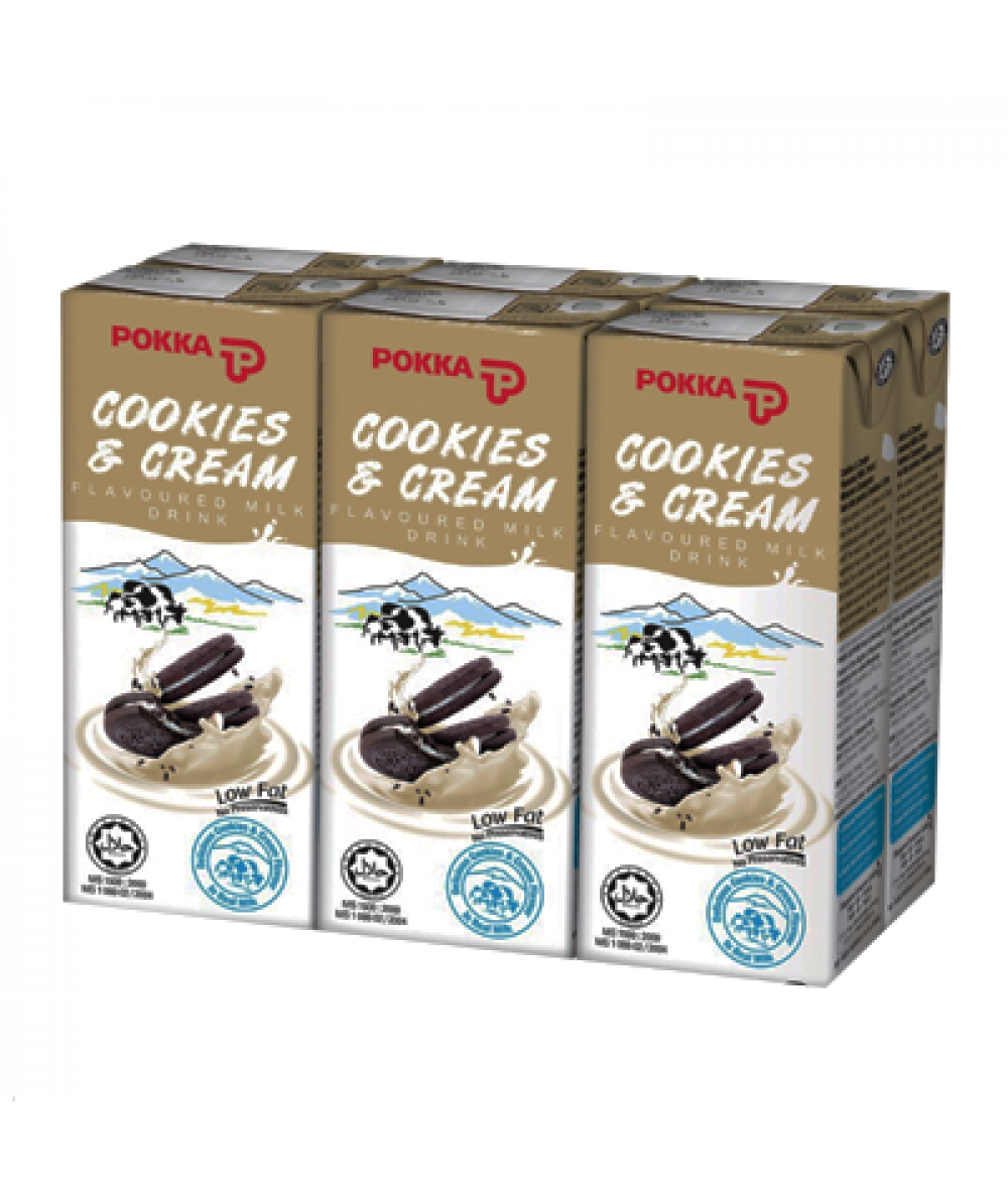 POKKA COOKIES & CREAM 250ML*6