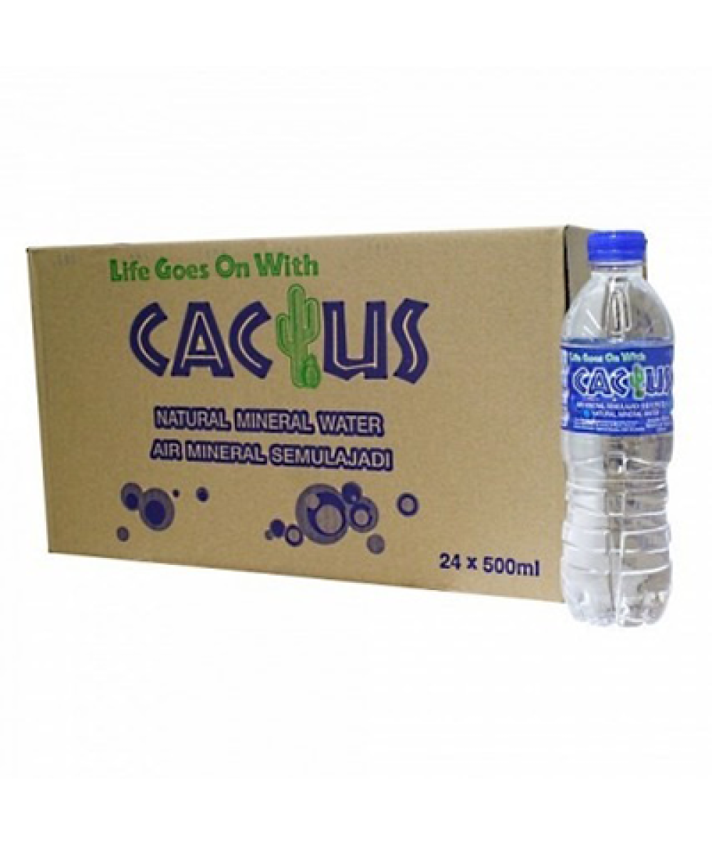 CACTUS MINERAL WATER 500ML*24