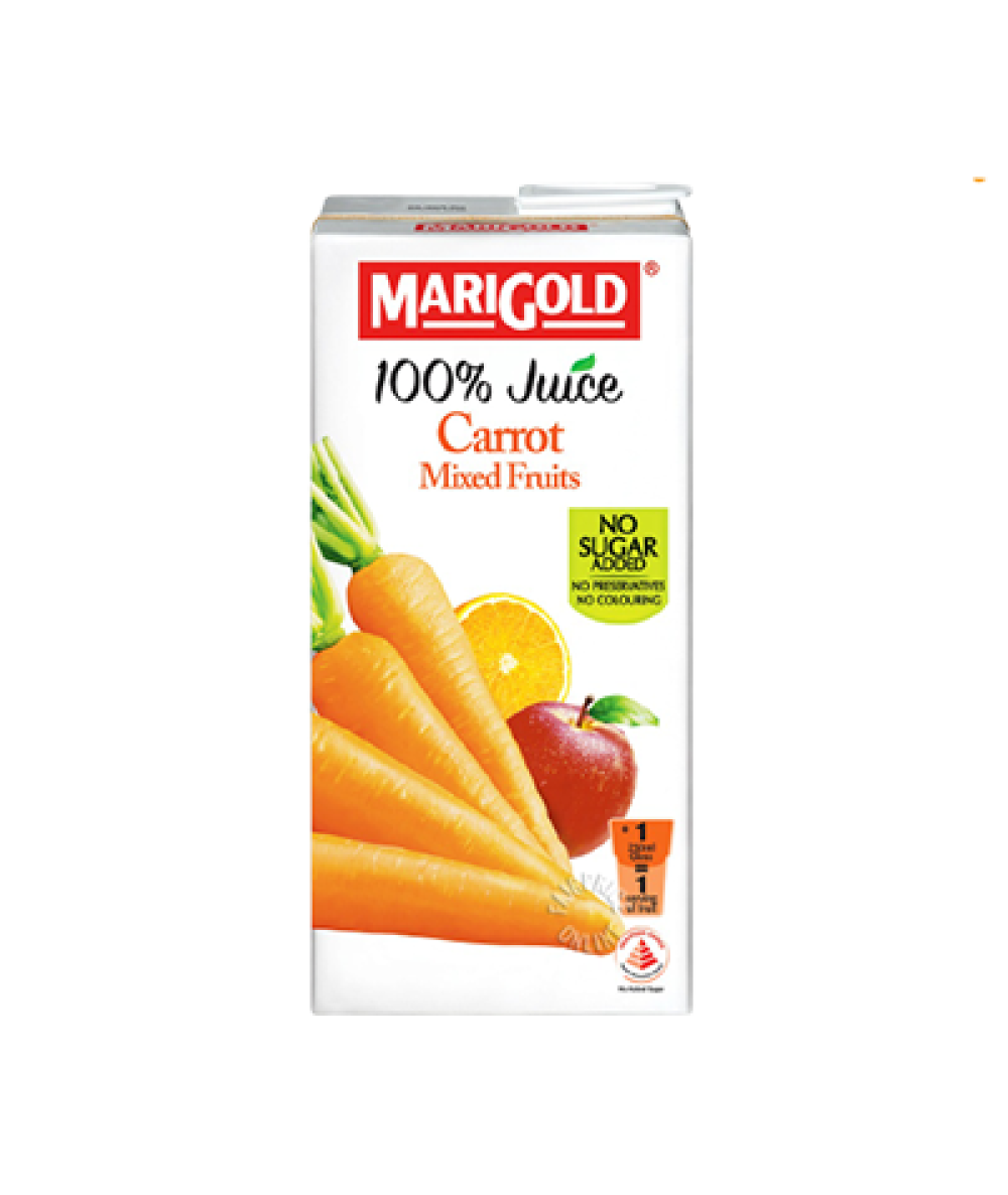 MARIGOLD 100% CARROT&MIXED FRUITS 1L