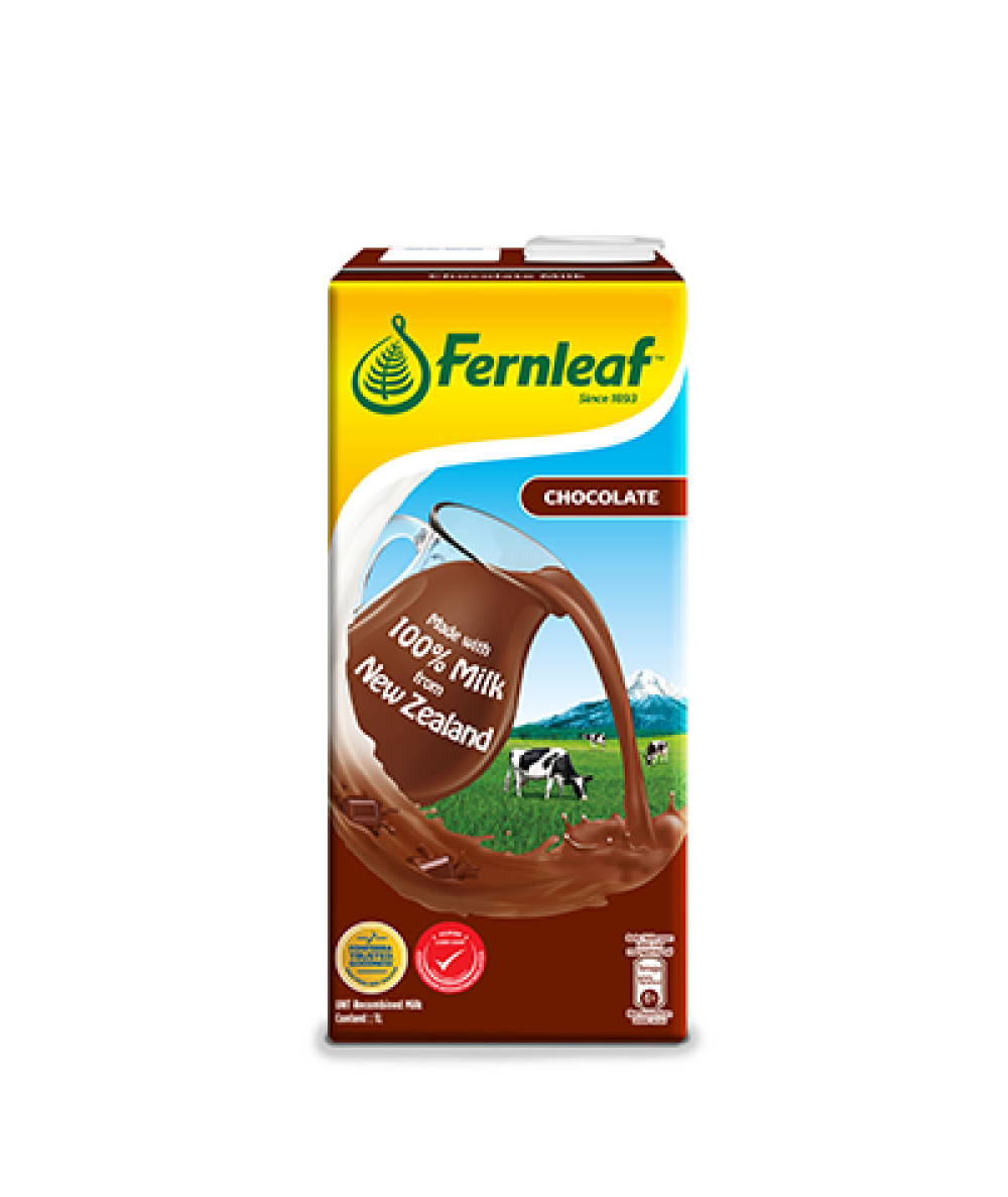 FERNLEAF CHOCOLATE UHT MILK 1L