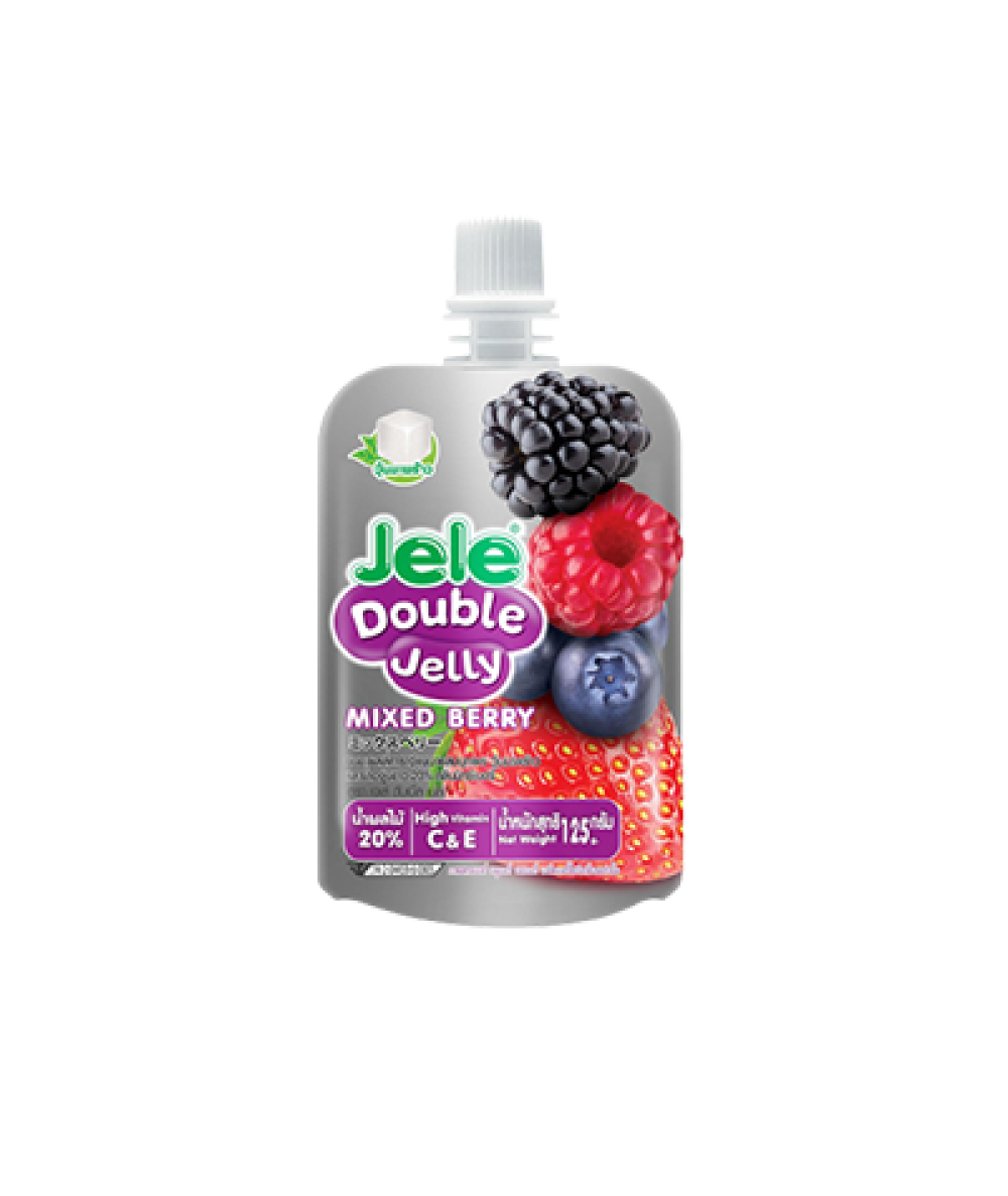 JELE DOUBLE JELLY MIXED BERRIES 125G