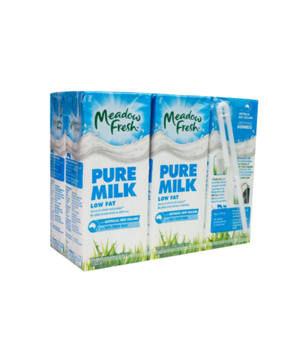 MEADOW FRESH UHT PURE MILK LOW FAT 250ML *6