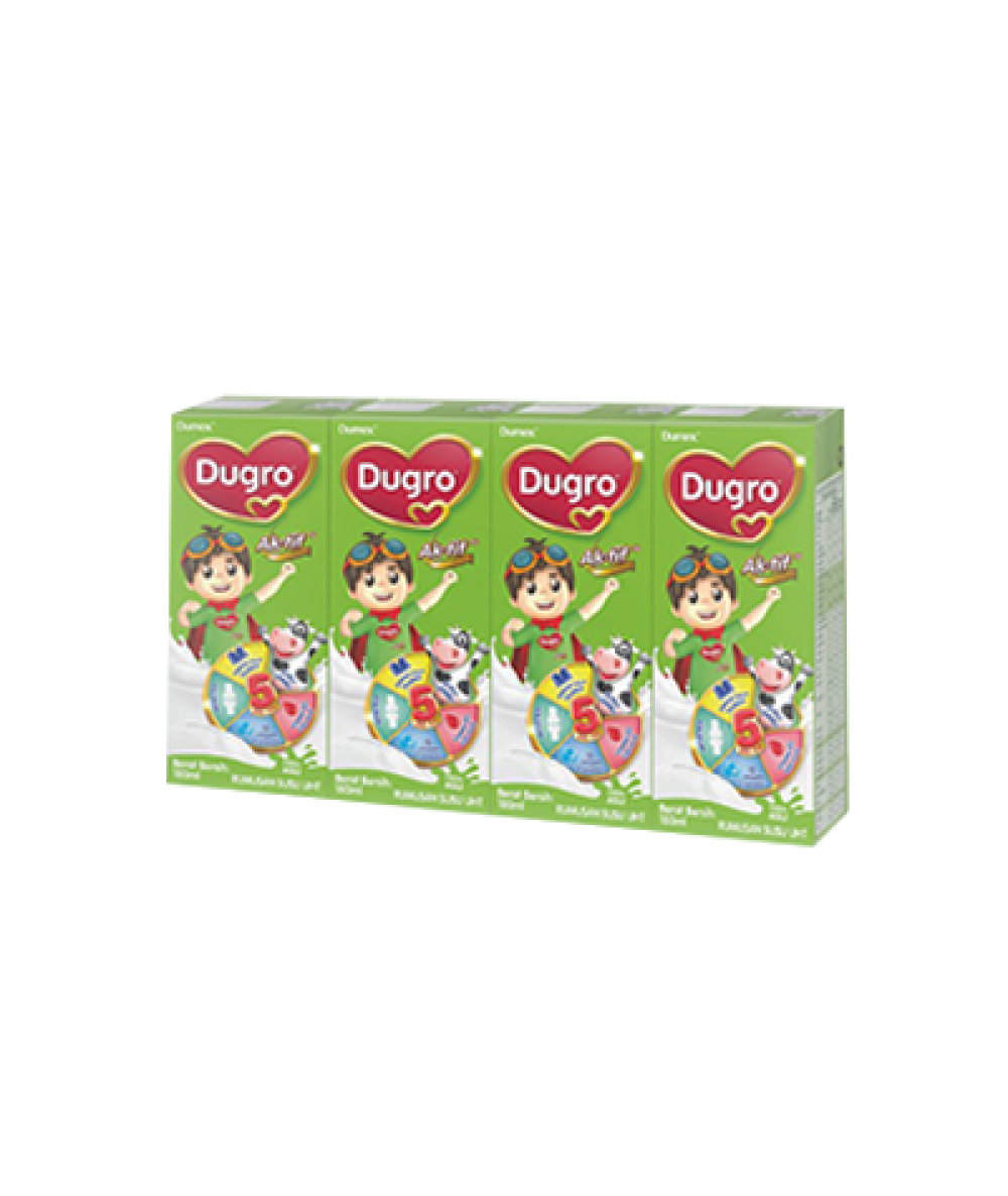 DUGRO UHT MILK 180ML *4