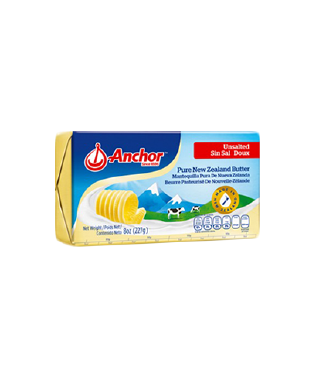 ANCHOR UNSALTED BUTTER 227GM