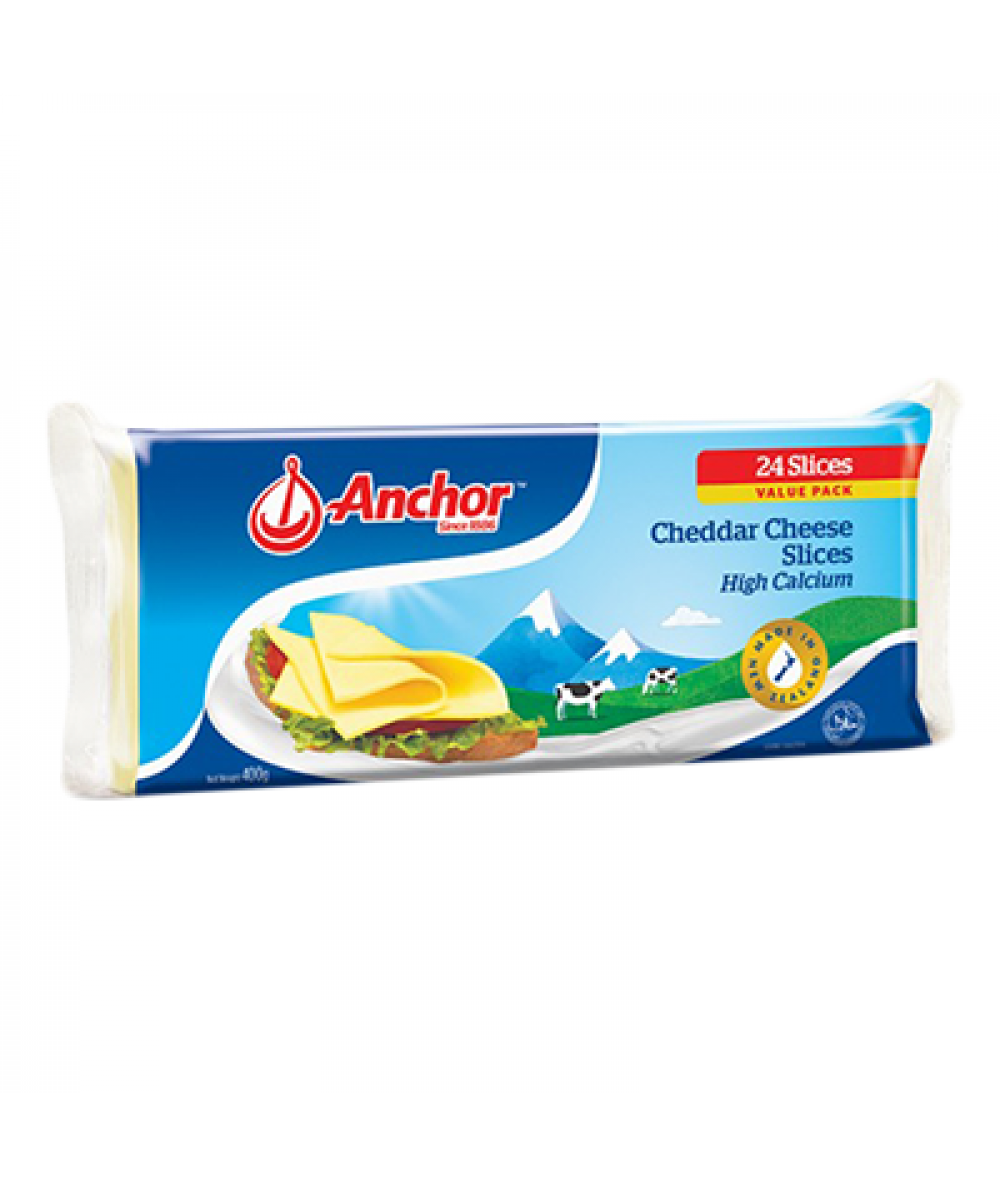 ANCHOR CHEESE  SLICES 400GM