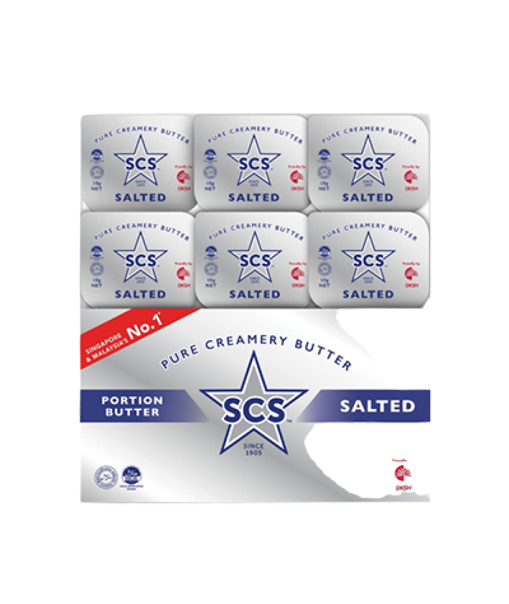 SCS PORTION BUTTER SALTED 10G*12