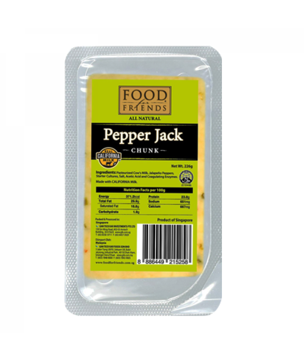 FOOD FRIEND C/C PEPPER JACK CHUNK 226G