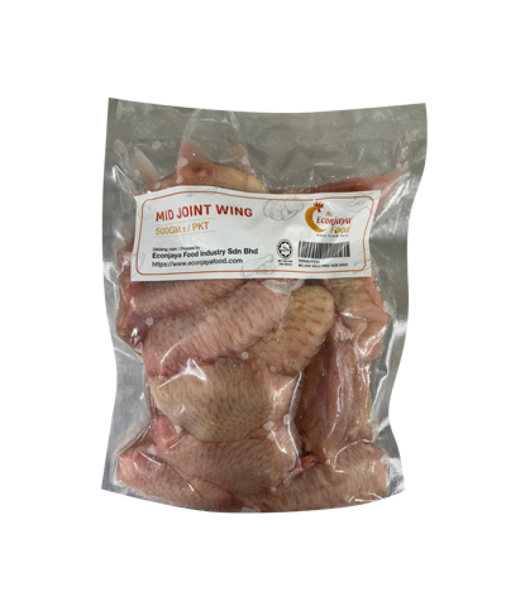 CHICKEN MID JOINT WING 500G