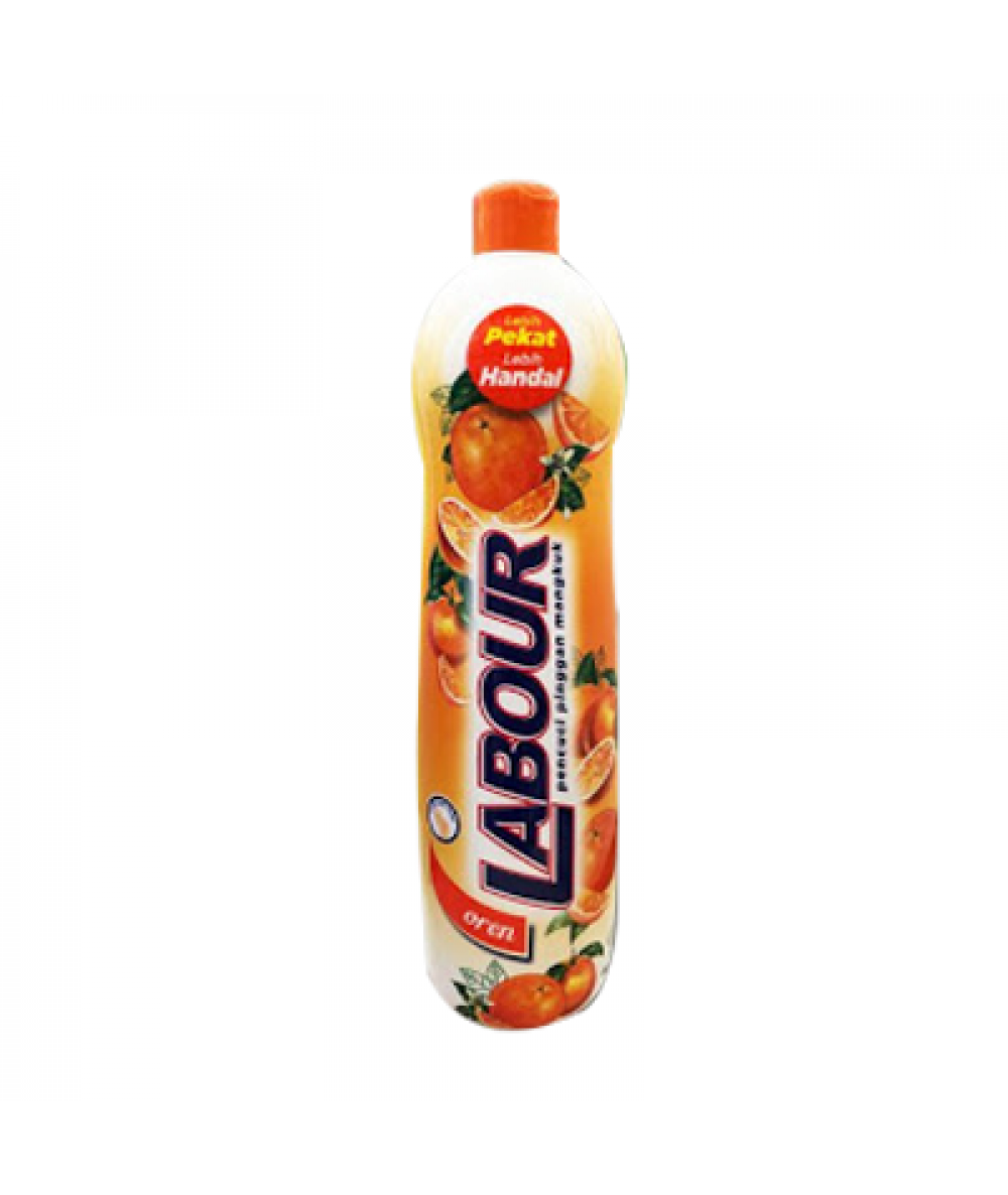 LABOUR LIQUID DISHWASH ORANGE 900ML