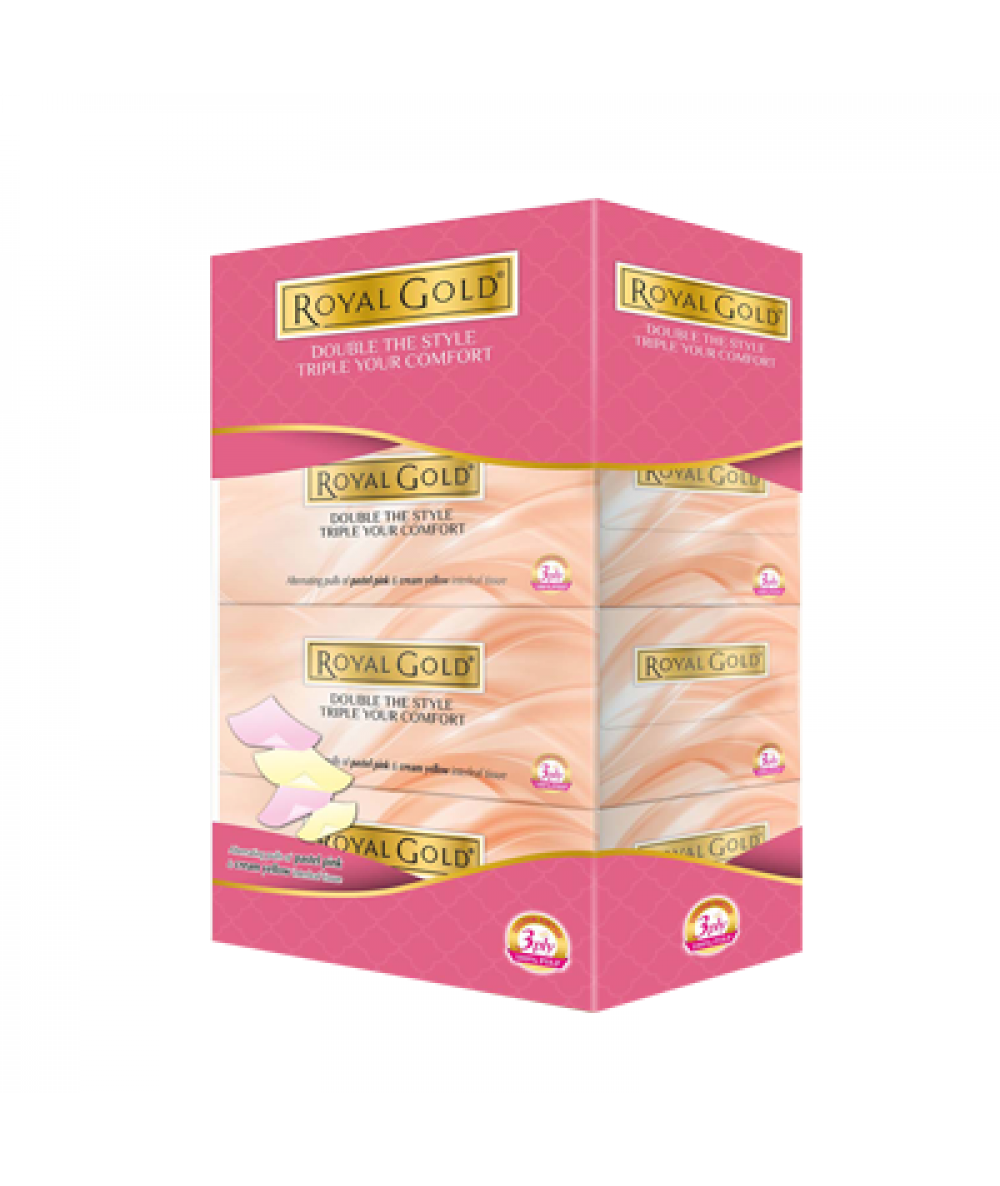ROYAL GOLD TWIN TONE FCL TISSUE 110'S*4