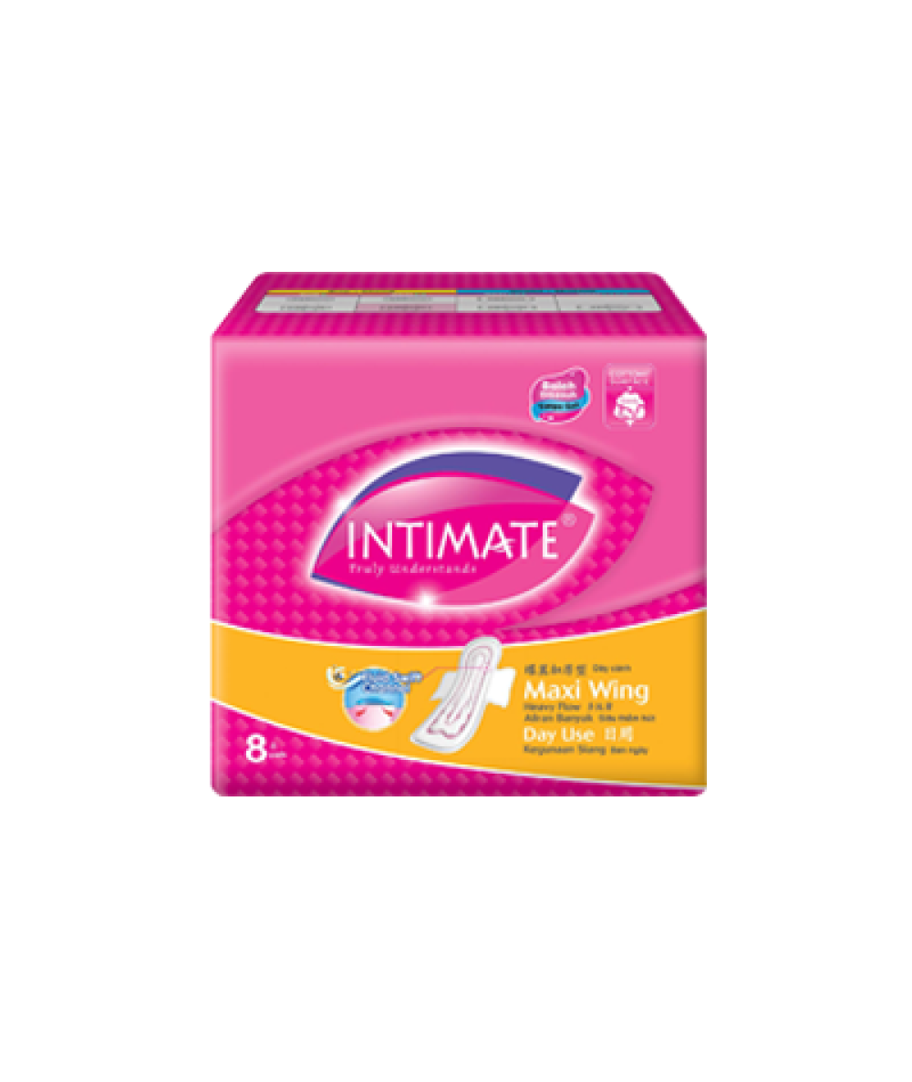 INTIMATE DAYLITE MAXI WING SATIN FEEL 8S