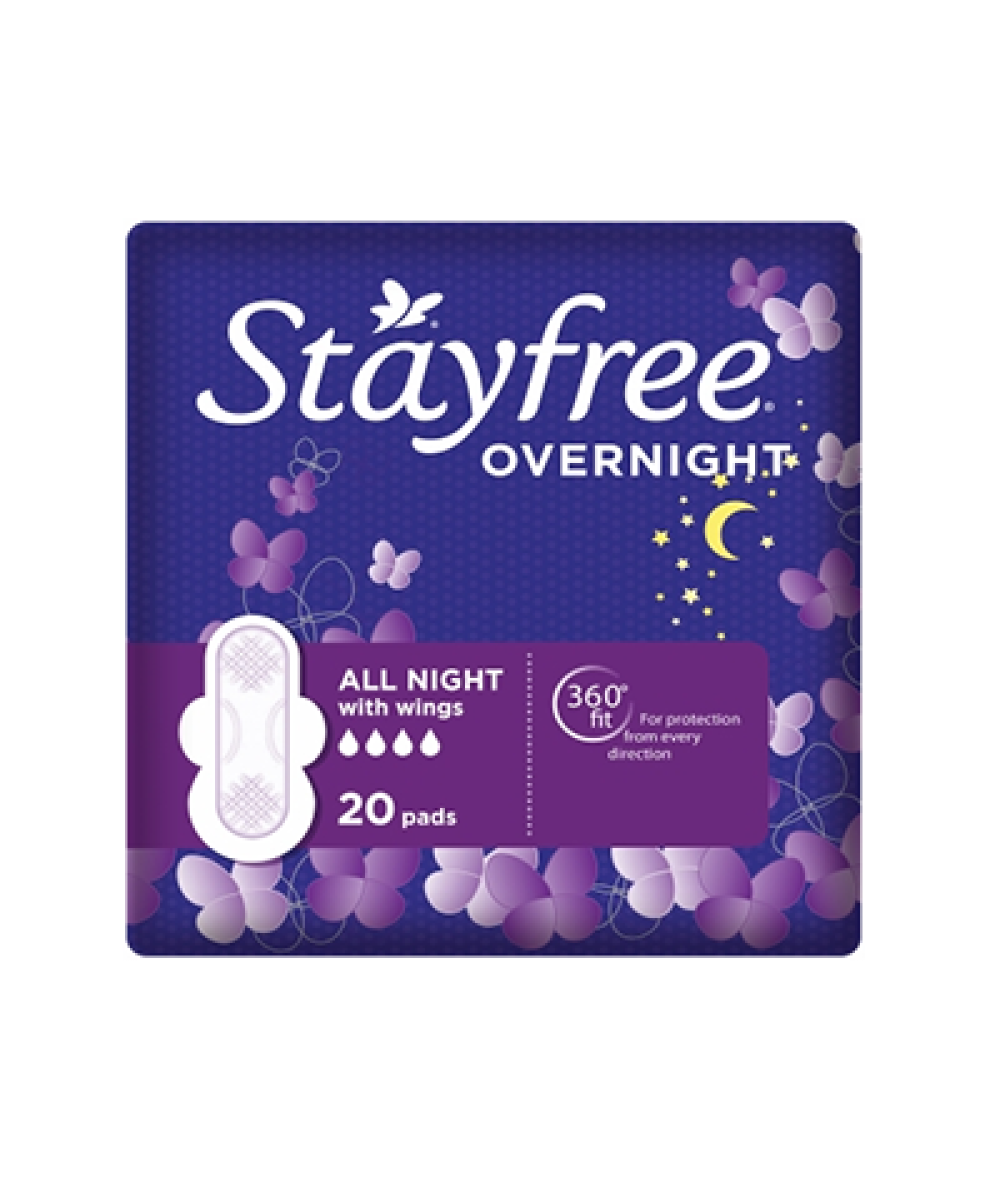 STAYFREE SOFT O/NIGHT LONGS 20'S