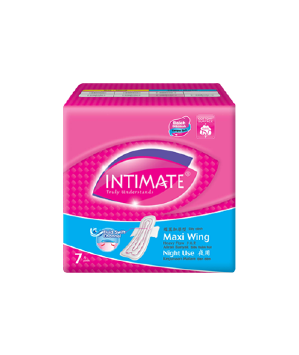 INTIMATE NITE LONG MAXI WING SF 7S