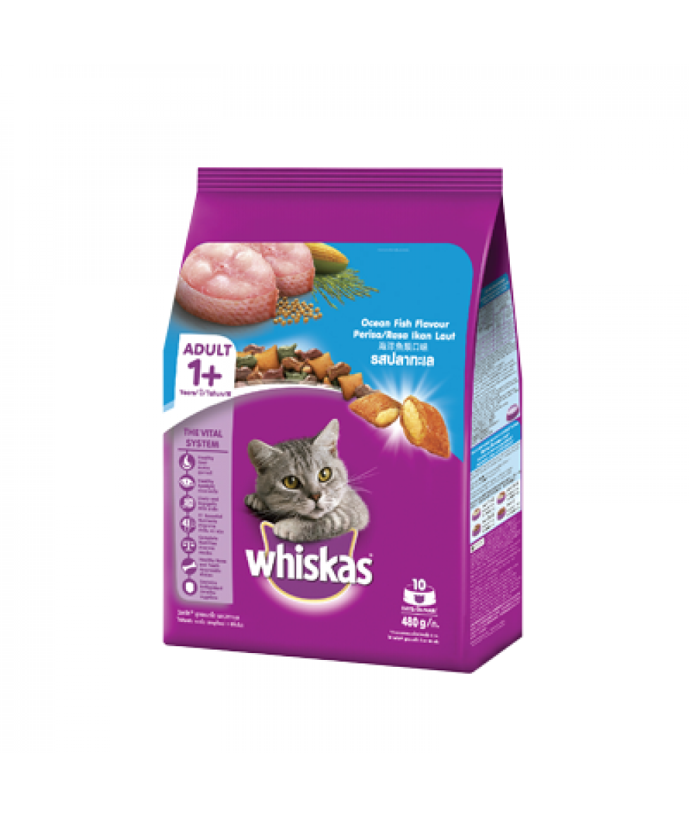 WHISKAS OCEAN FISH 480G