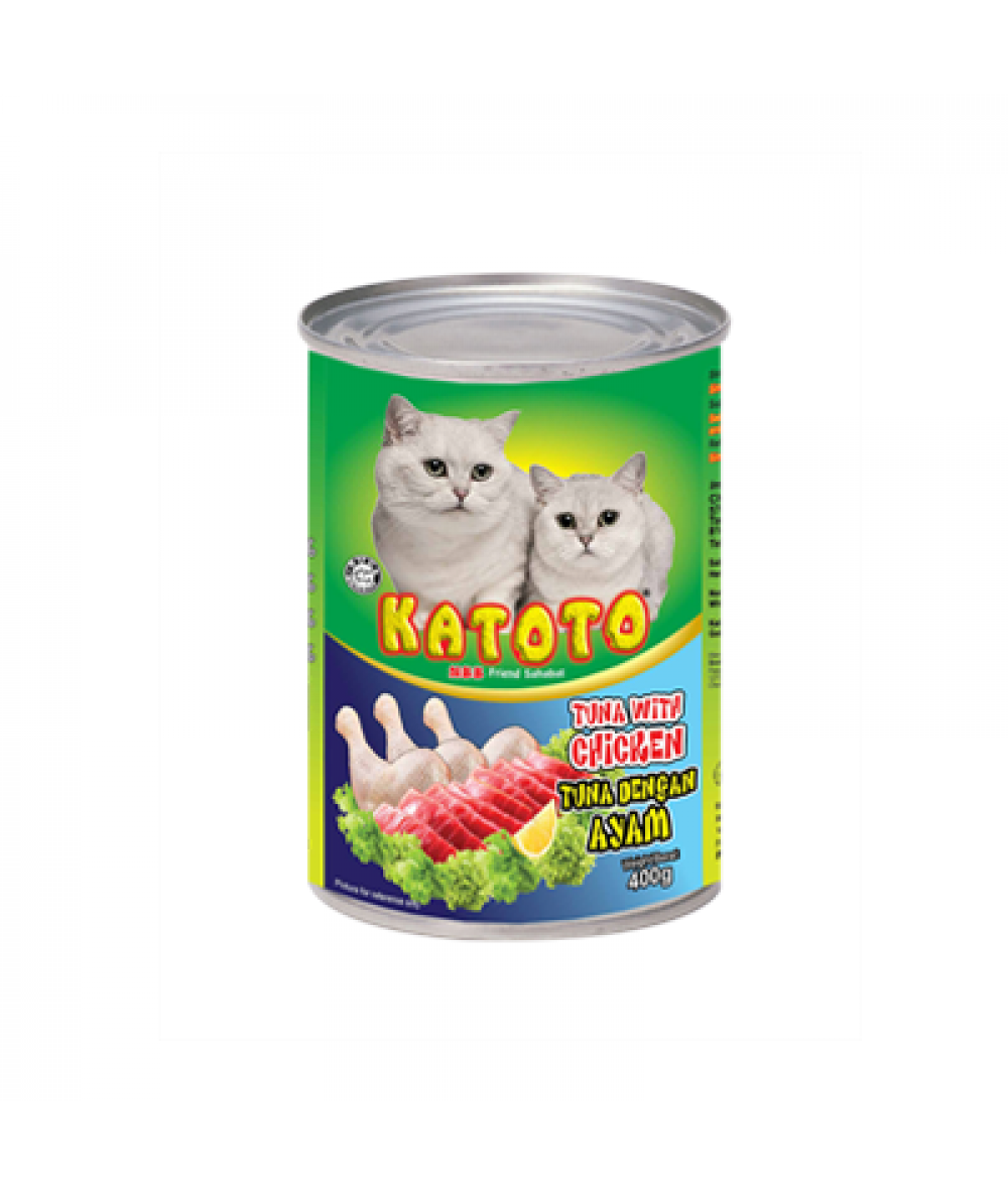 KATOTO CANNED FOOD TUNA W/CHICKEN 400G