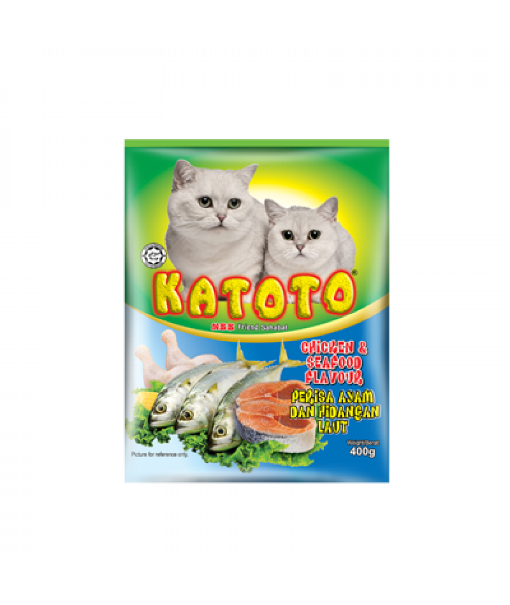 KATOTO CAT DRY FOOD CHIC&SEAFOOD 400G