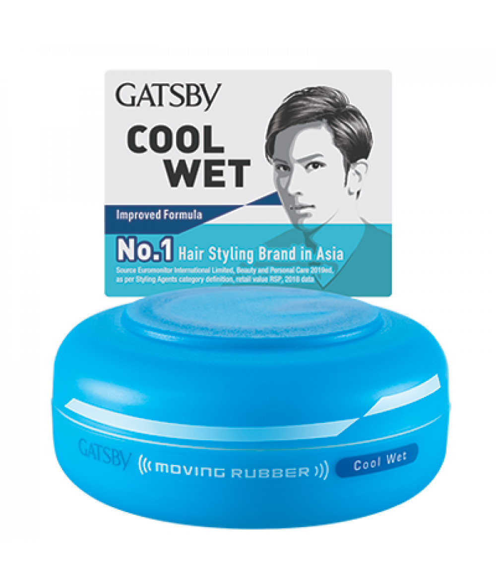 GATSBY MOVING RUBBER COOL WET 80GM
