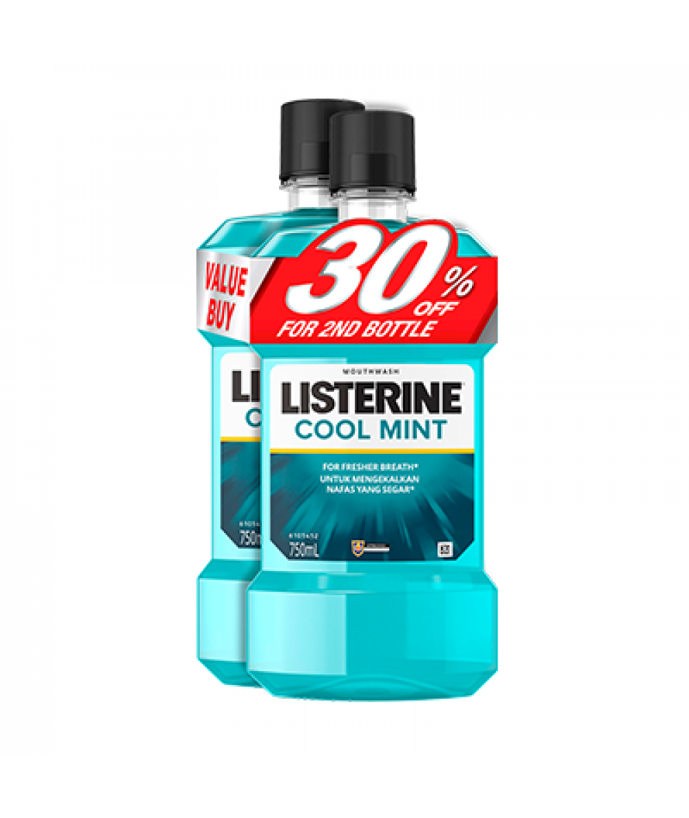 LISTERINE COOLMINT TWIN/P 750MLX2