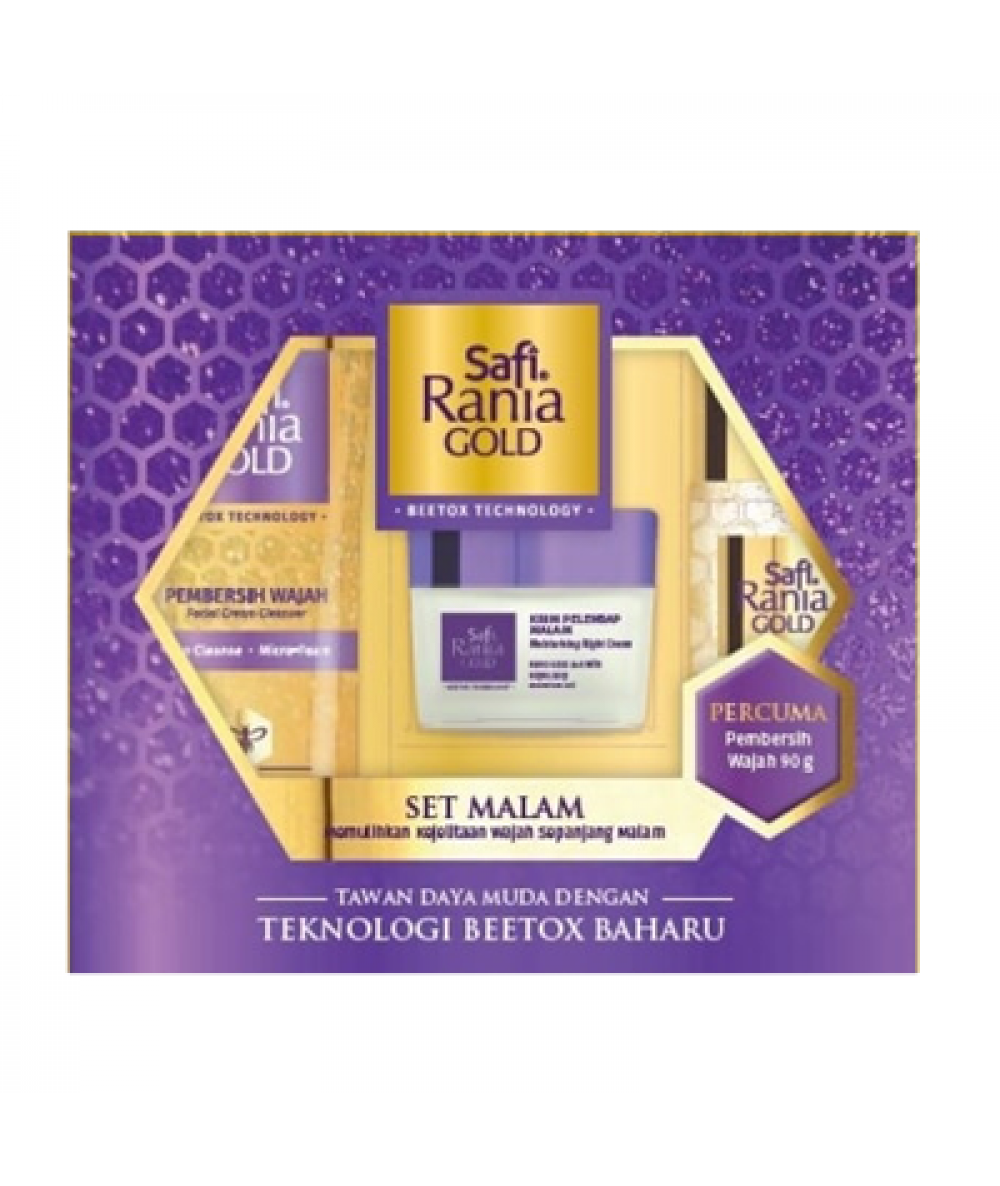 SAFI RANIA GOLD SET MALAM