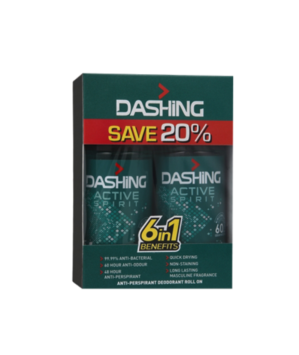 DASHING DEO R/O ACTIVE T/P 50ML*2