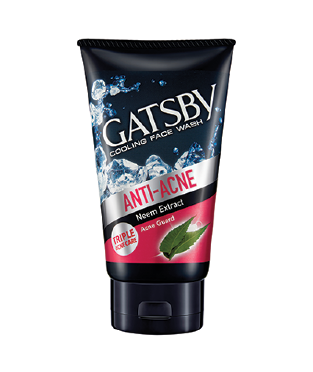 GATSBY COOLING FACE WASH ANTI ACNE 100G