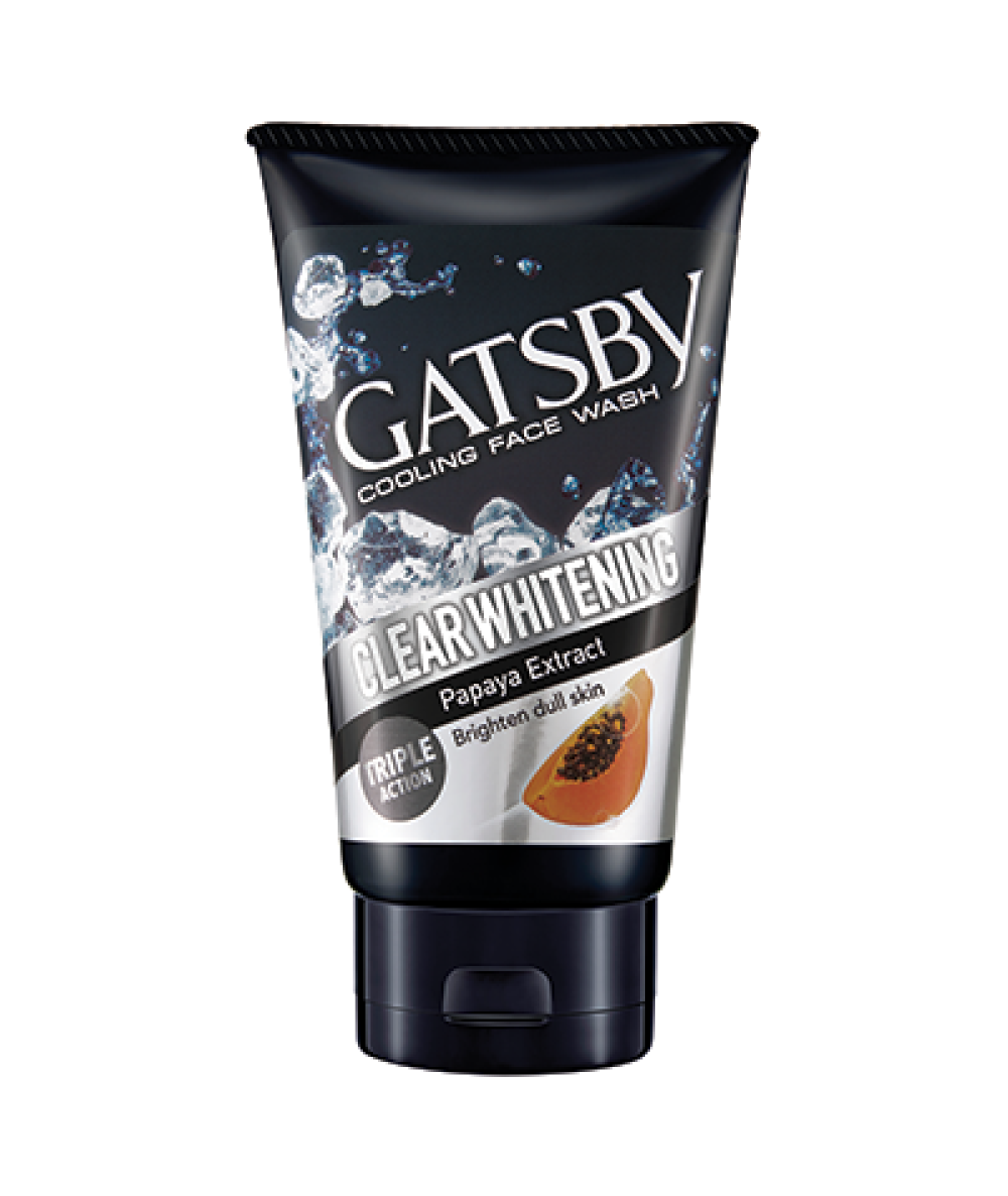 GATSBY COOLING FACE WASH CLEAR WHITENIG 100G