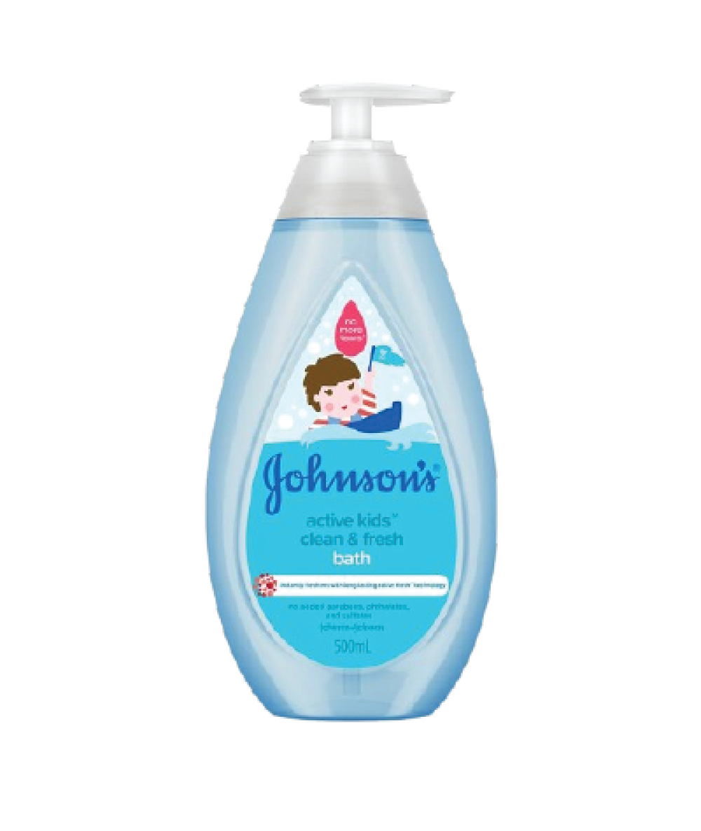 J&J BABY BATH ACTIVE FRESH 500ML