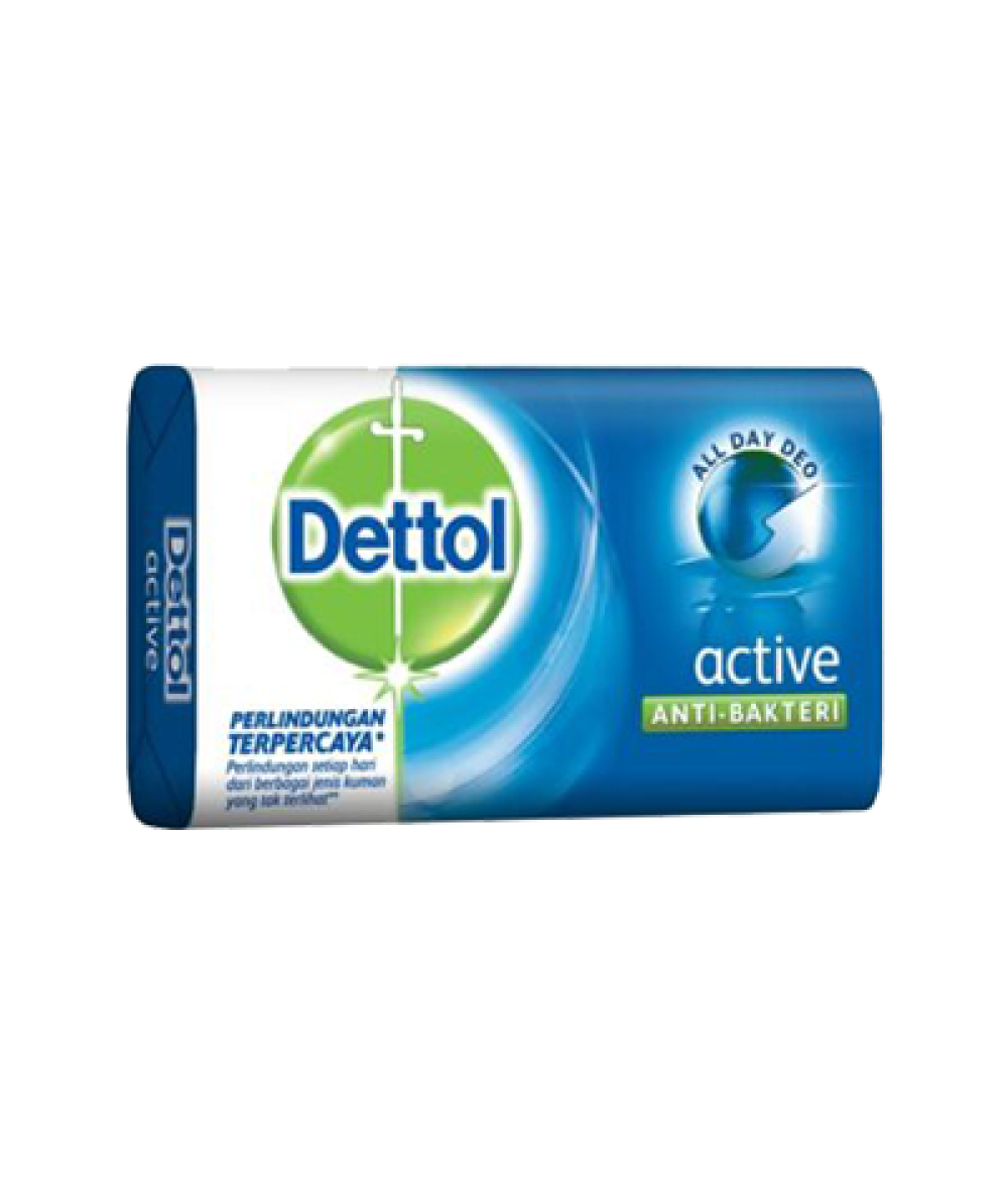 DETTOL BODY SOAP ACTIVE 3X100G