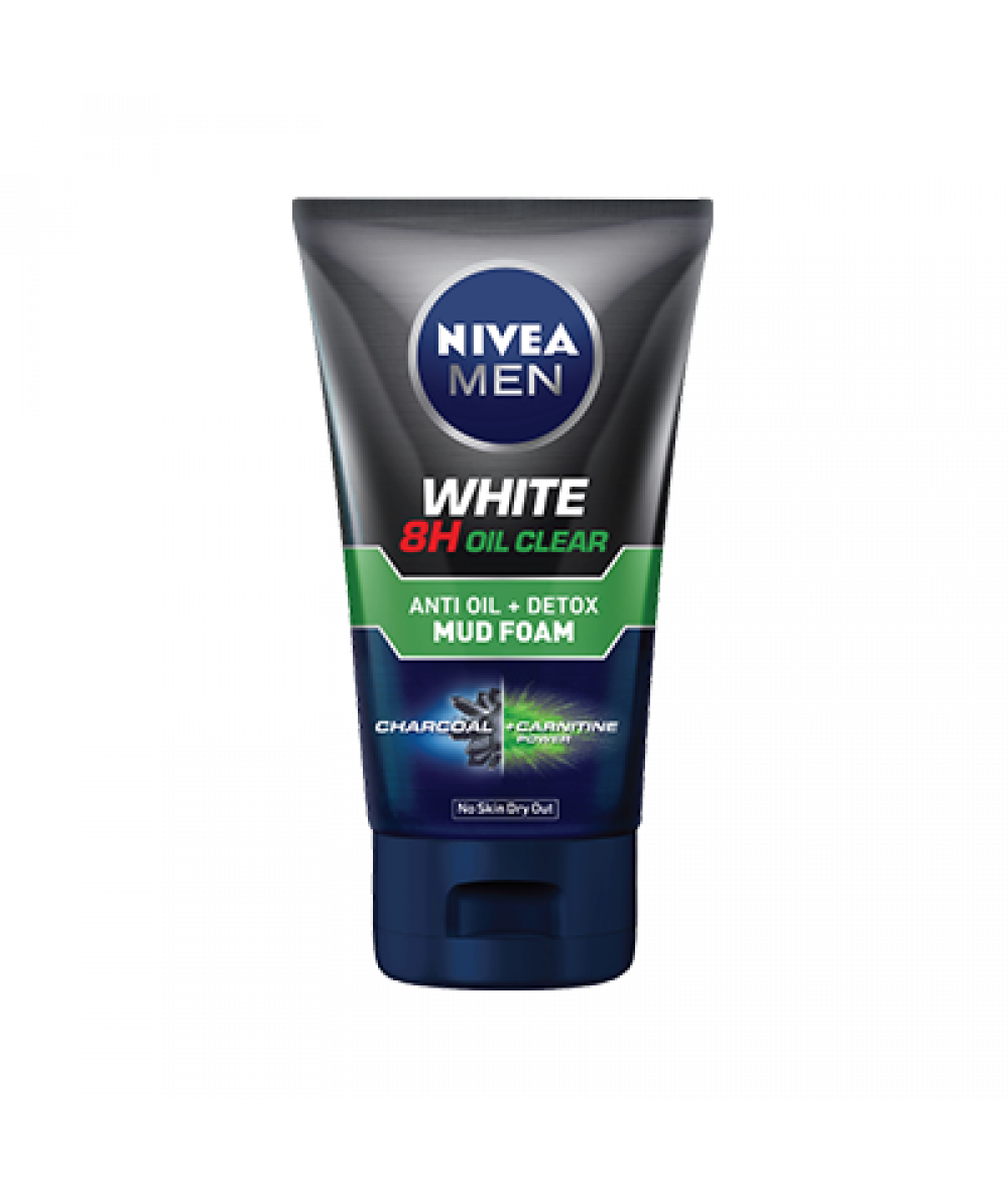 NIVEA MEN WHITE OIL CLEAR MUD FOAM 100G