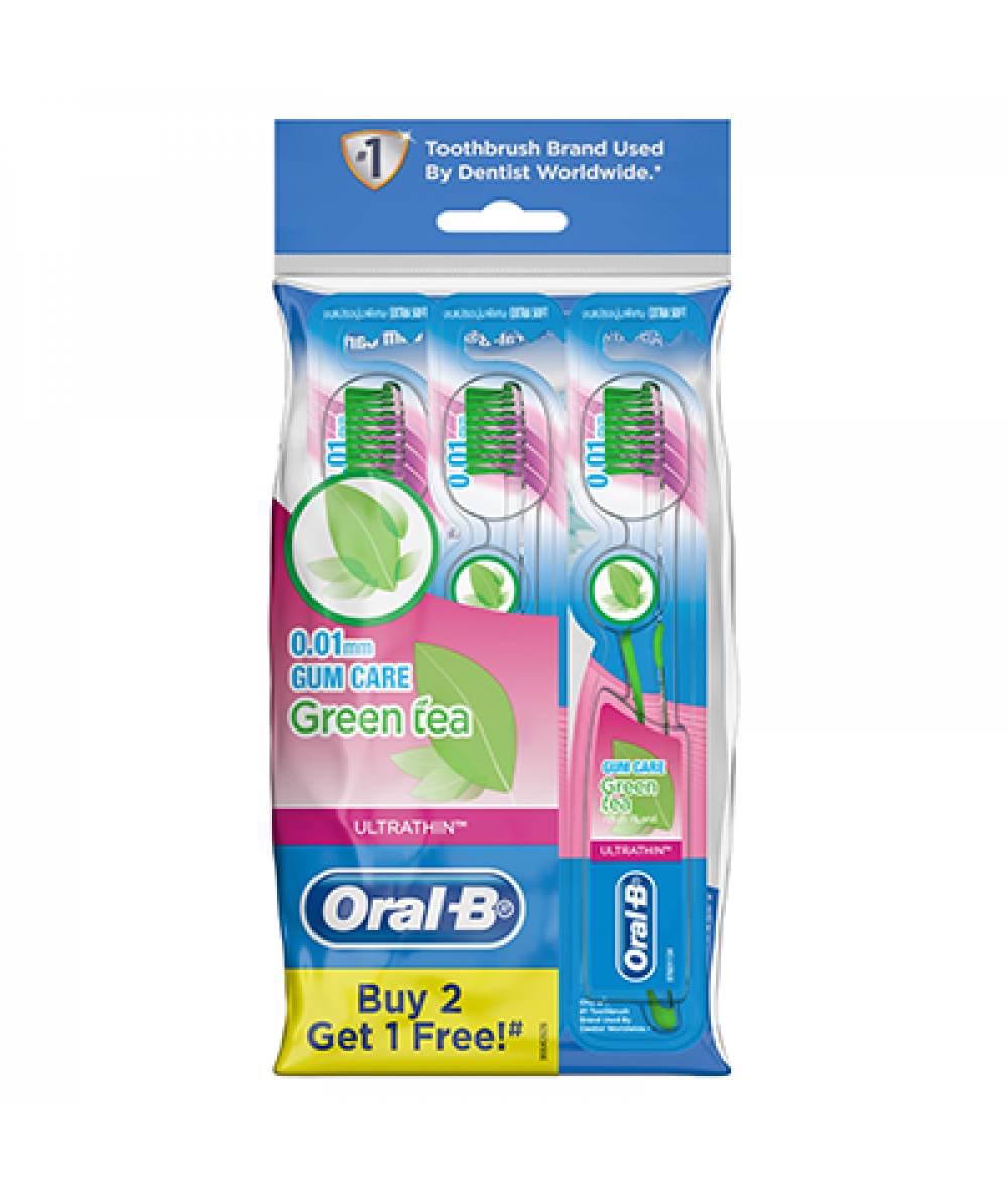 ORAL B ULTRATHIN GREEN TEA 3S