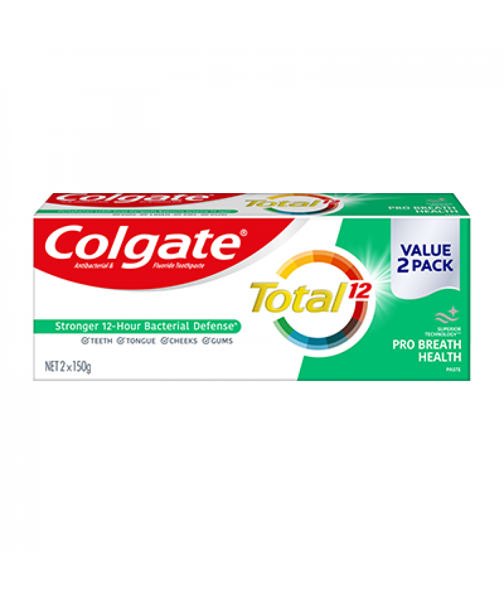 COLGATE TP TOTAL PRO BREATH HEALTH 150G*2