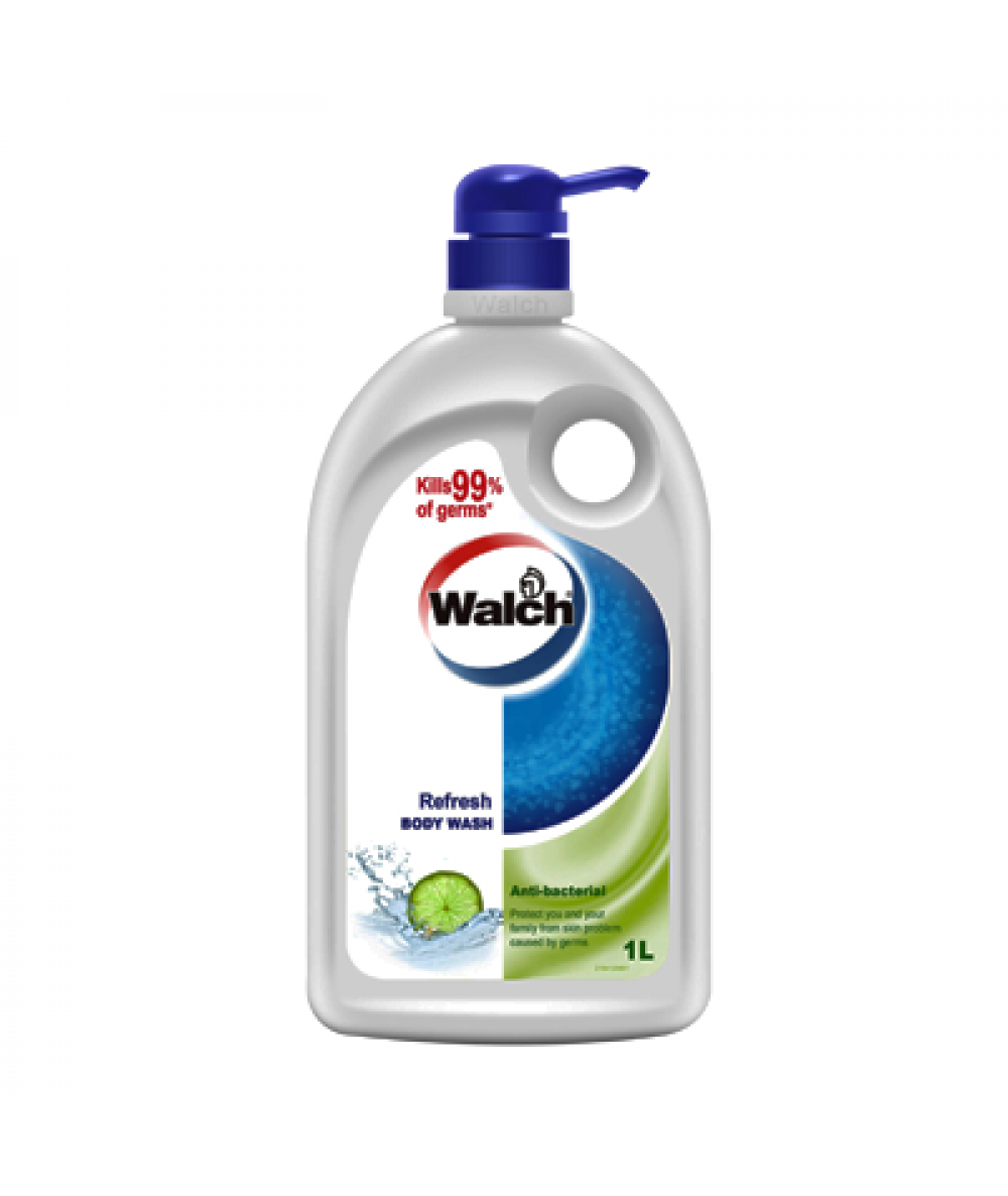 WALCH ANTIBAC BODY WASH (REFRESH) 1L