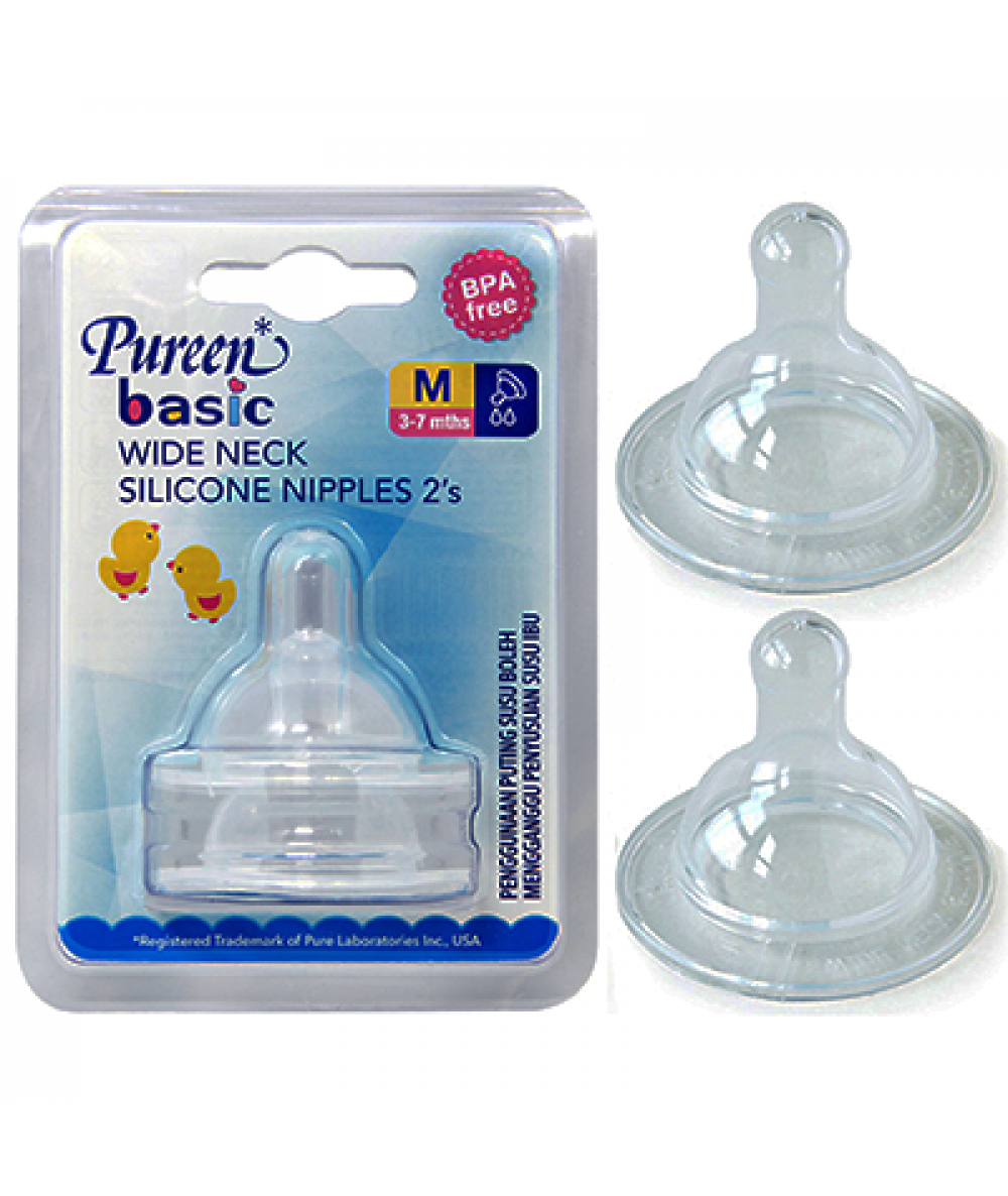 PUREEN WIDE SILICONE NIPPLES S