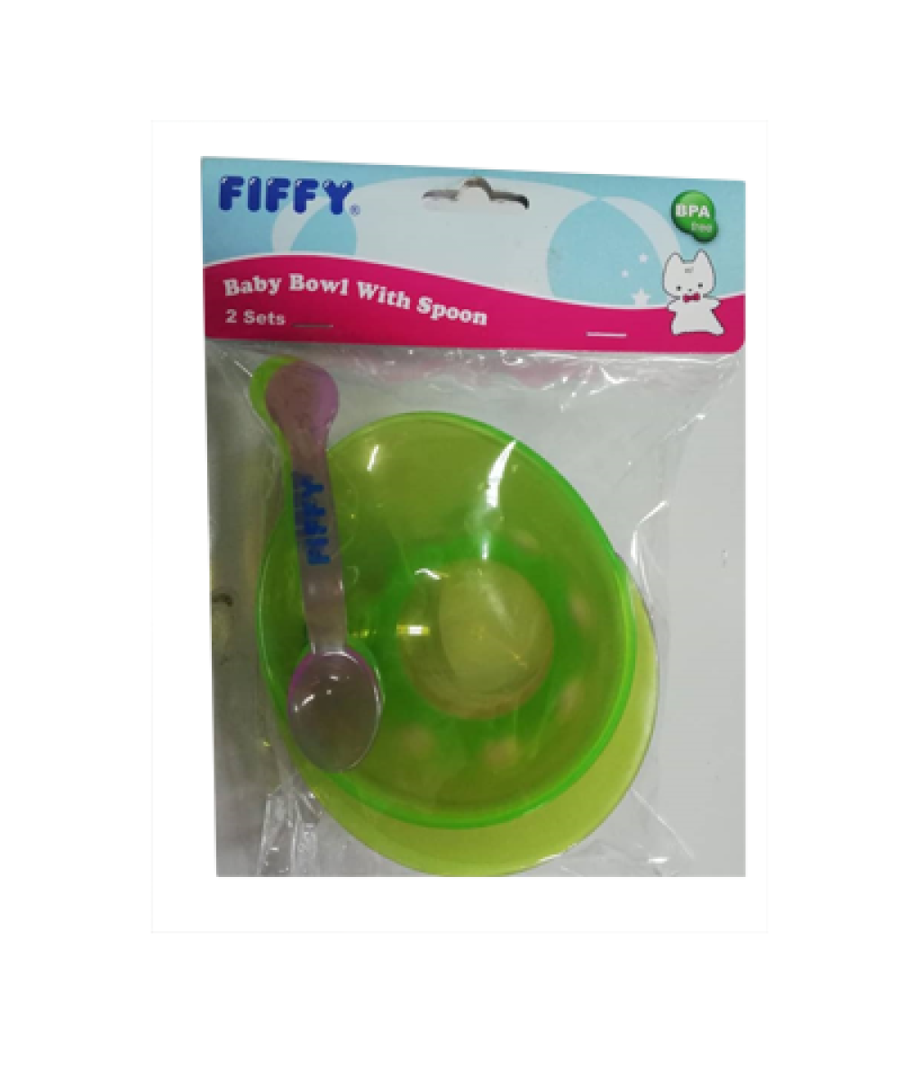 FIFFY BABY BOWL W/SPOON (2 SETS)