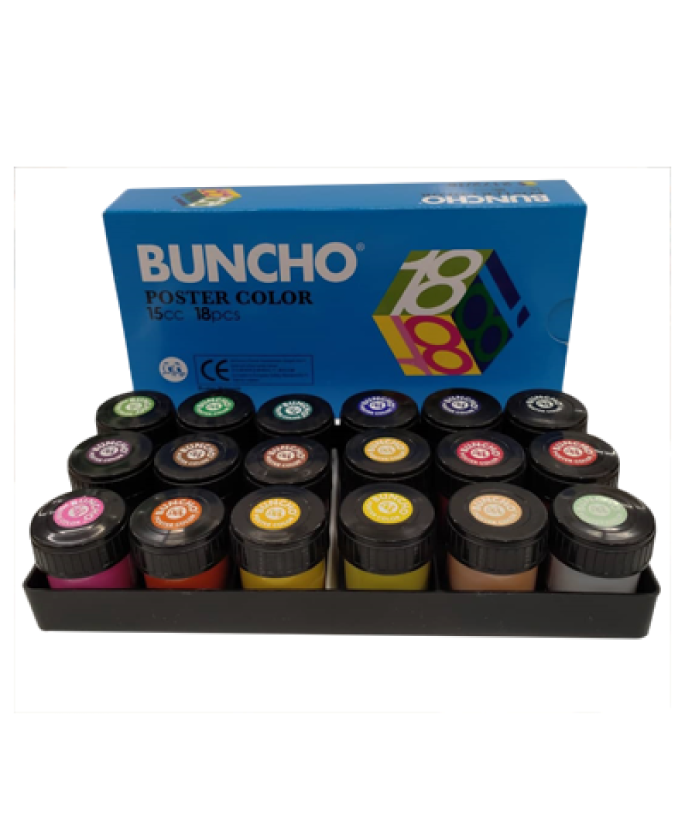 BUNCHO POSTER COLOR 15CC 18COL 