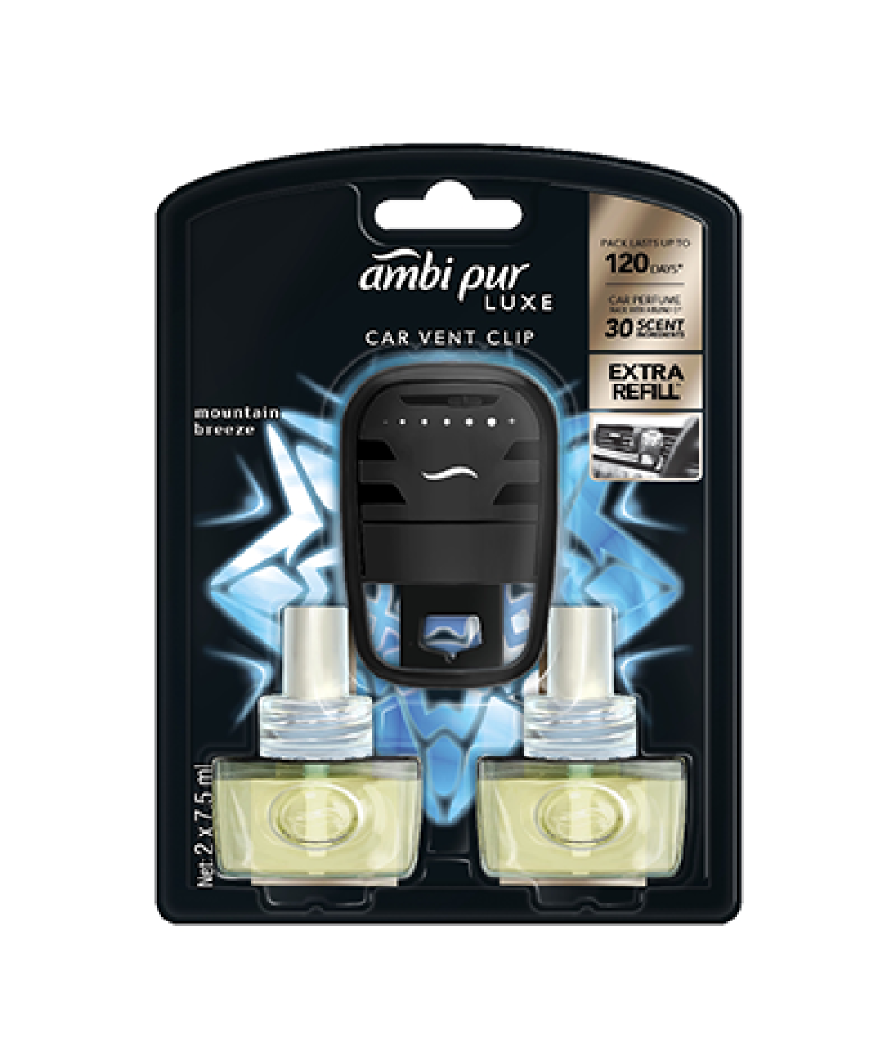 AMBI PUR LUXE CARCLIP MNTN.BREEZE 7.5ML*2