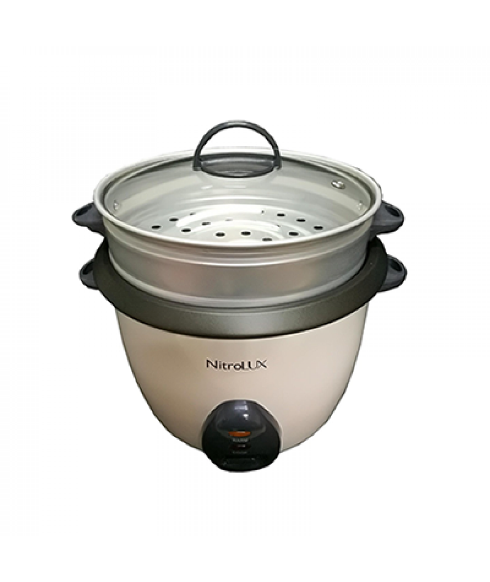 NITROLUX RICE COOKER WITH STEAMER 1.0L