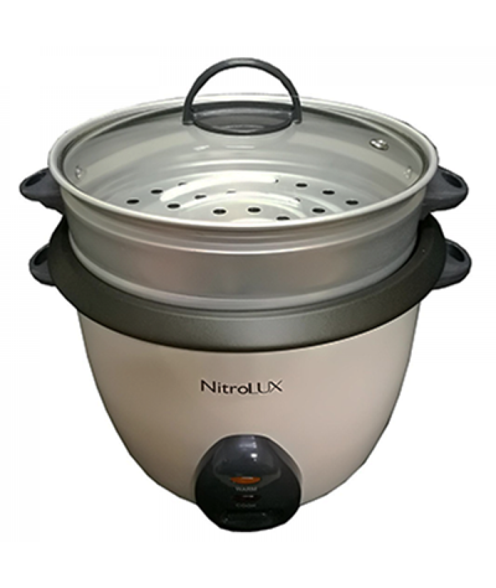 NITROLUX RICE COOKER W/STEAMER 1.8L