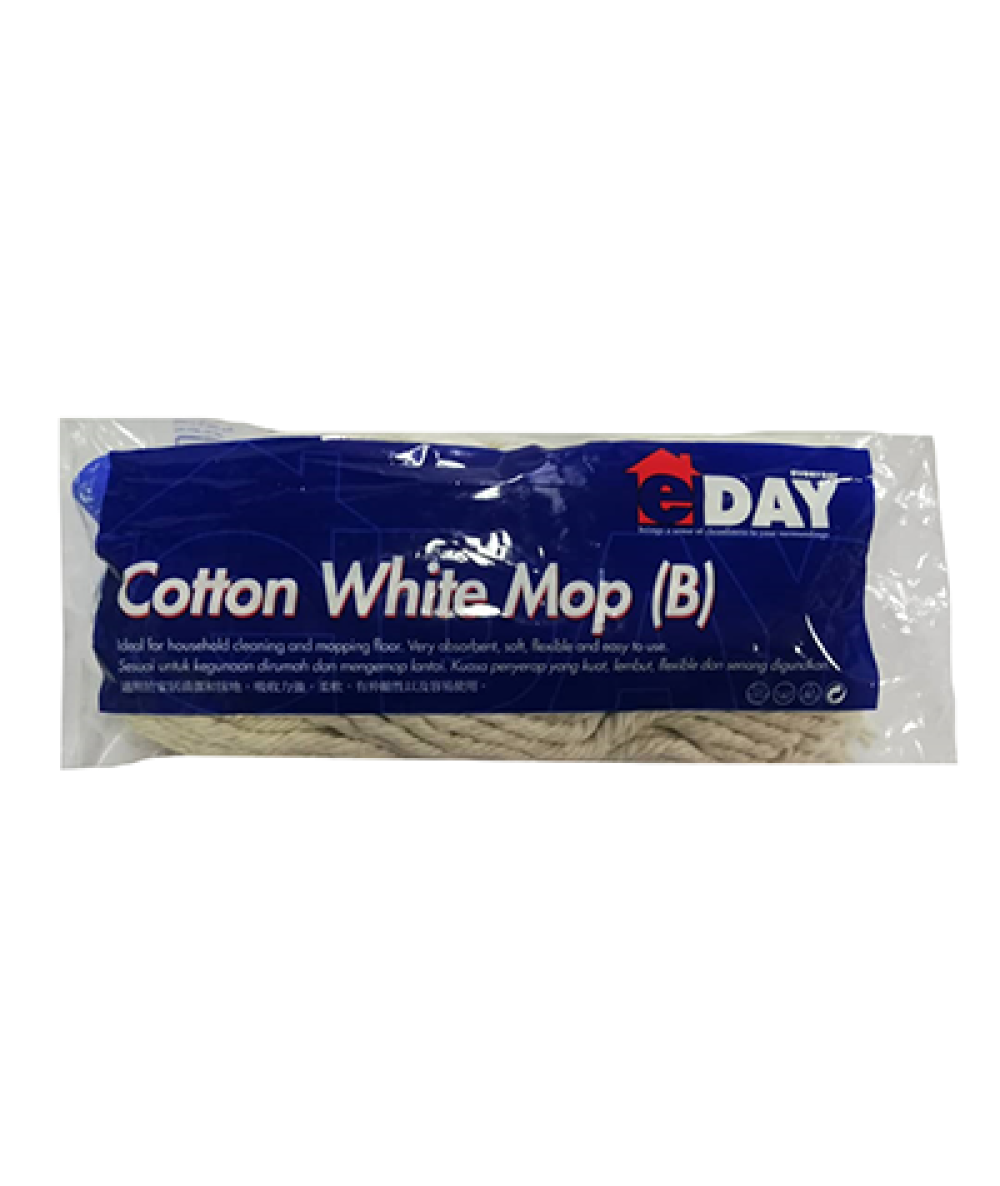 CLEAN LIVING WHITE COTTON MOP 400G- CWM652B