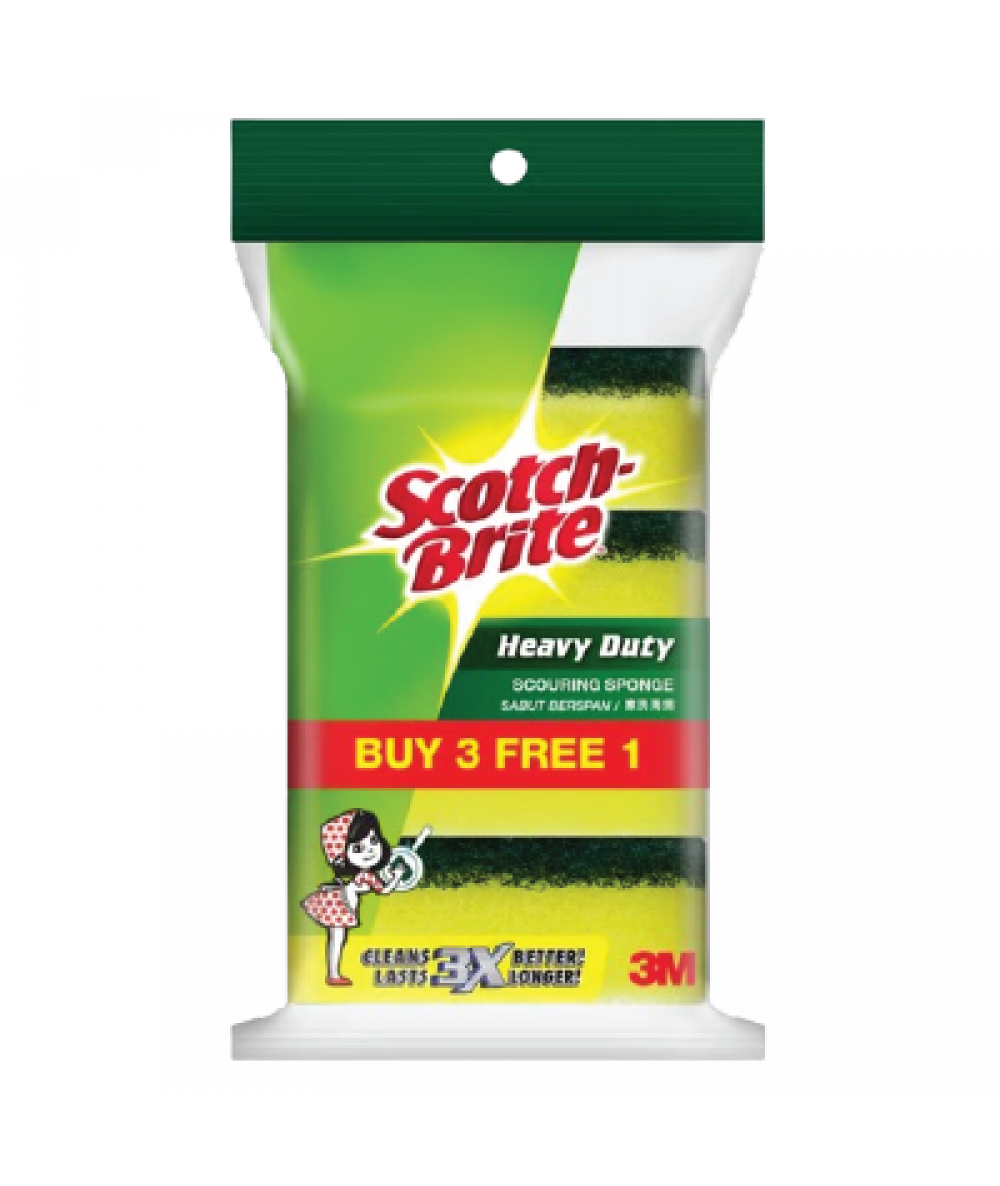 SCOTCH BRITE SCOURING SPONGE 