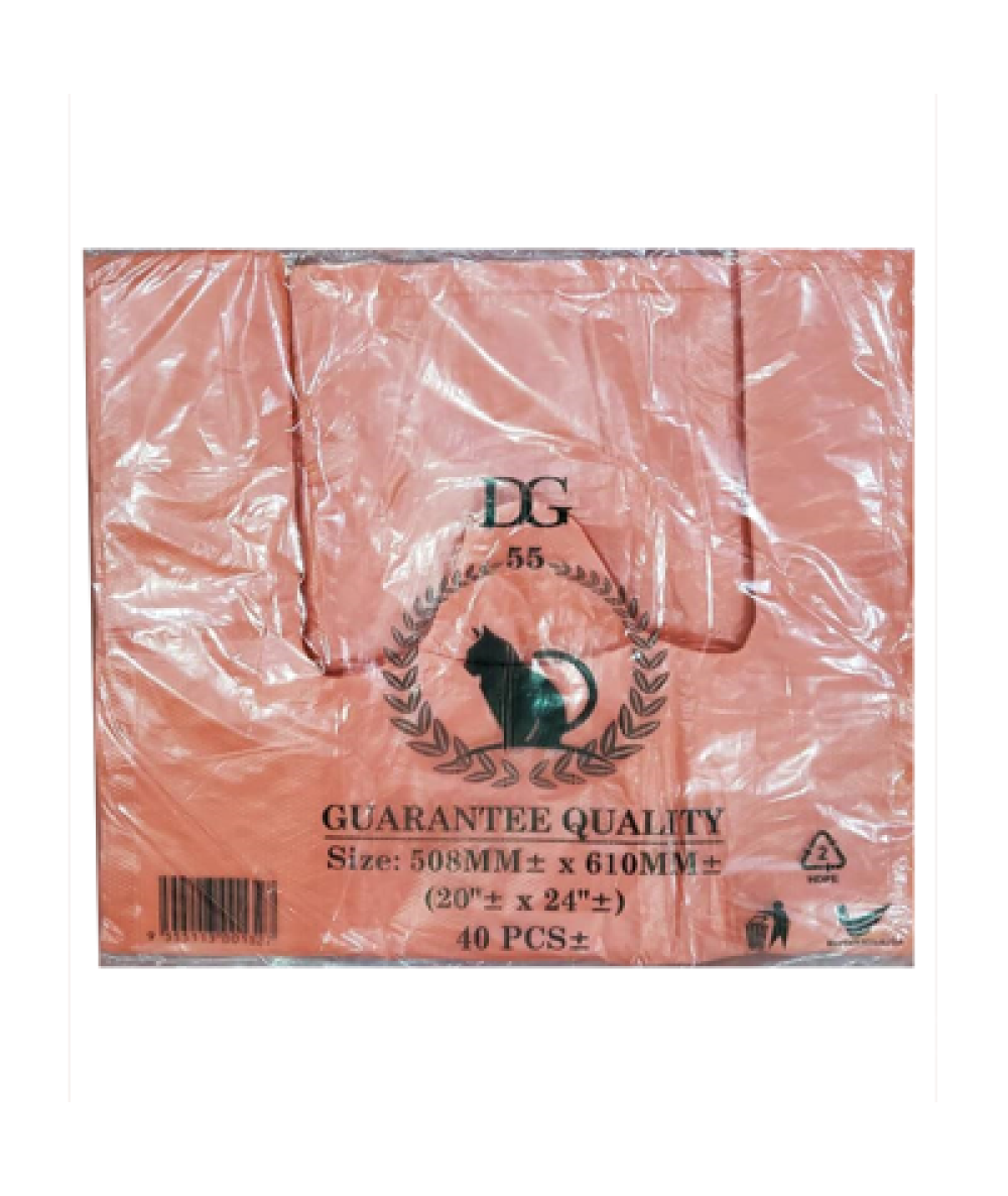 DG RED  PLASTIC BAG -20